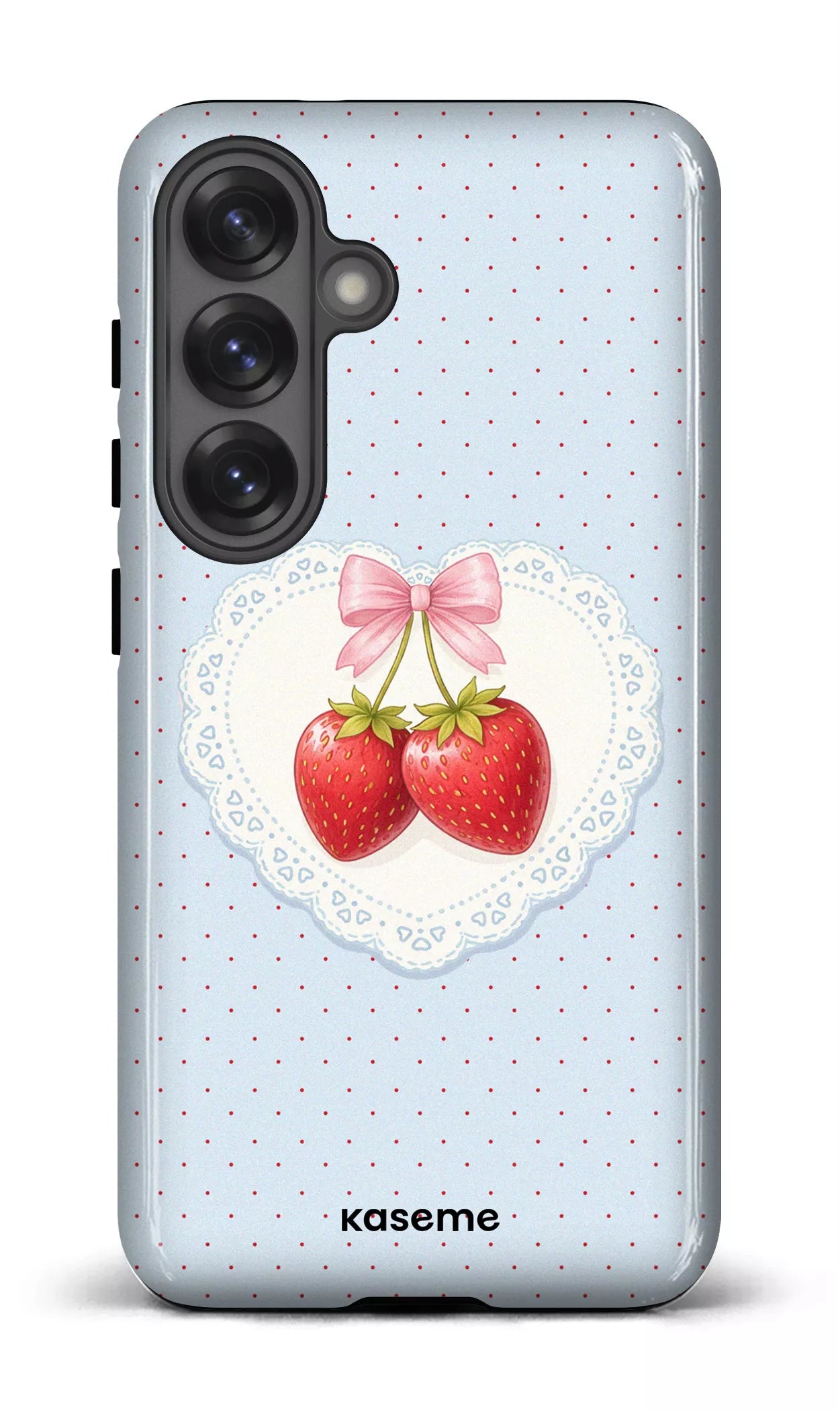 Galaxy S25 Tough (Gloss) Fresa Lace Blue -