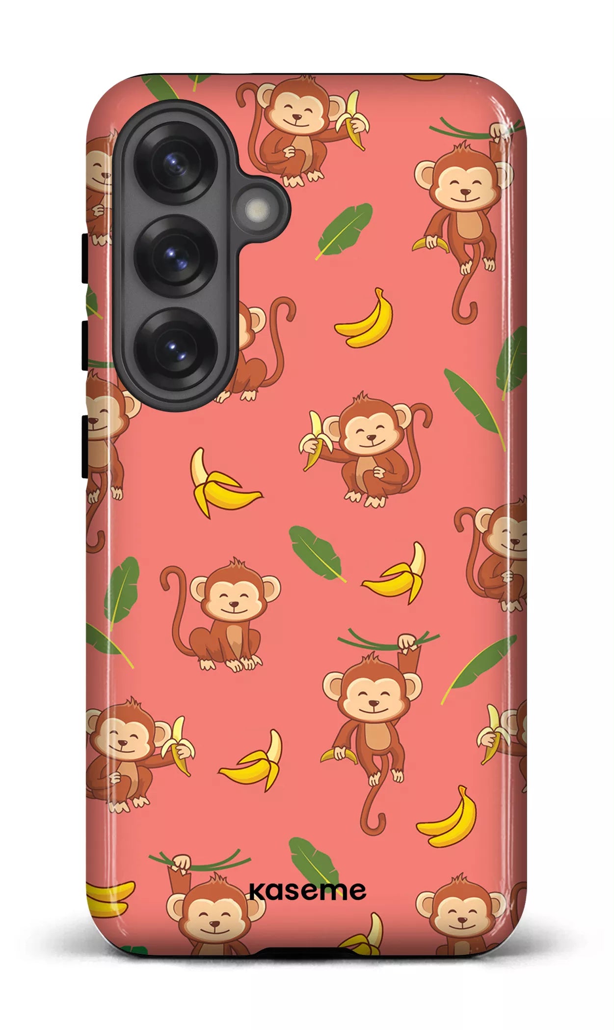 Galaxy S25 Tough (Gloss) Happy Monkey red -