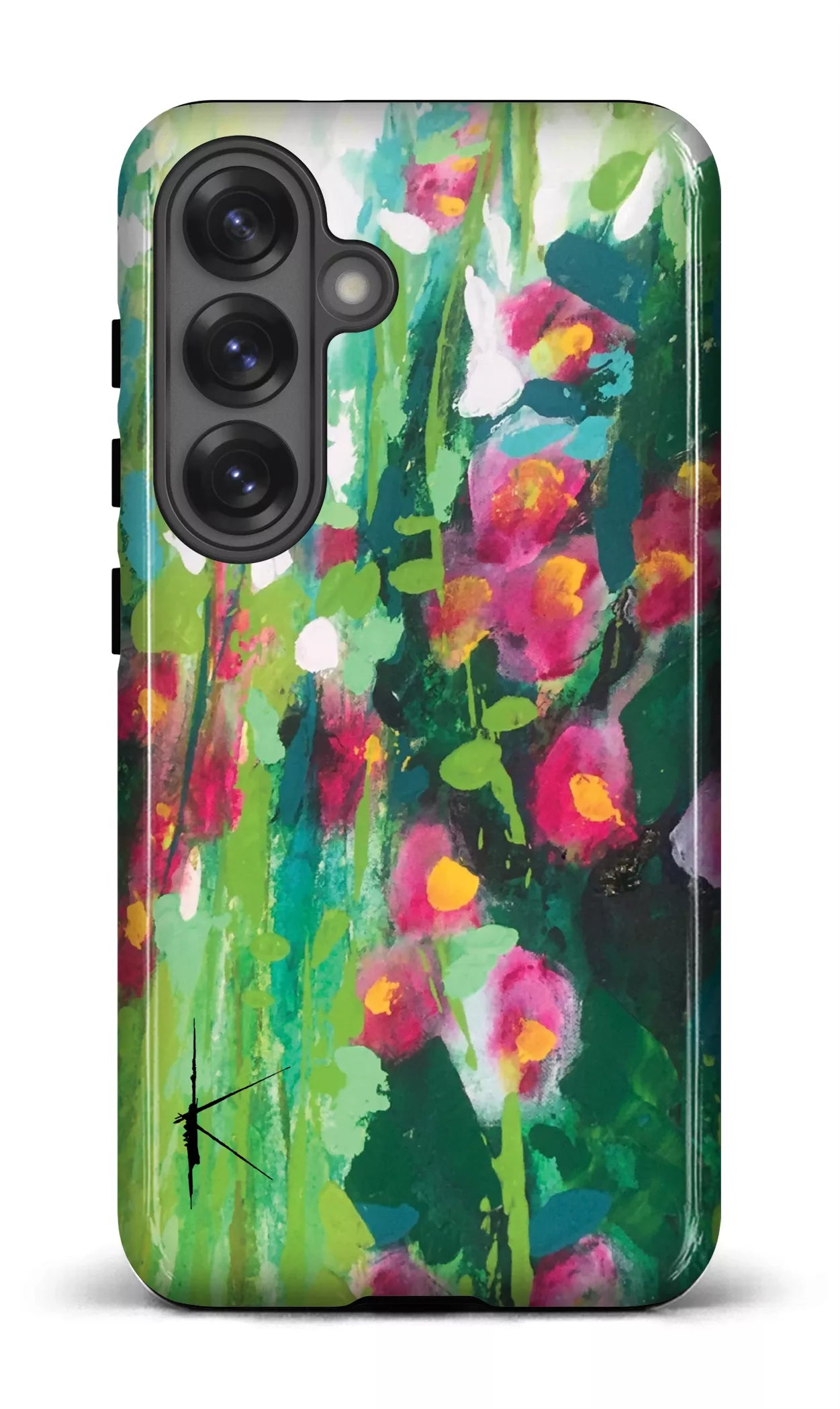 Galaxy S25 Tough (Gloss) La Rose Trémière par Kristine Girard -