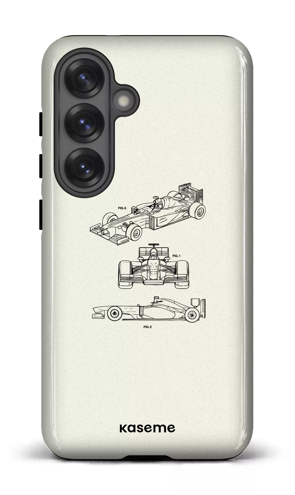 Galaxy S25 Tough (Gloss) Sport Car White -