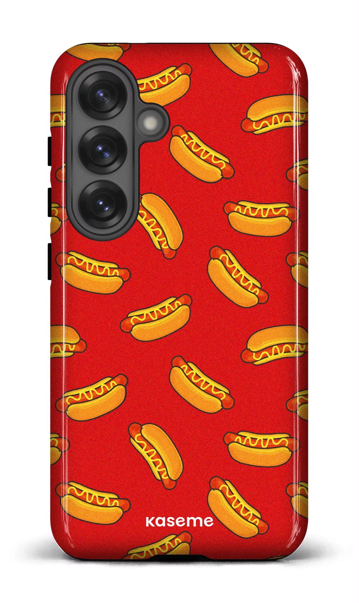 Galaxy S25 Tough (Gloss) Steam Red -