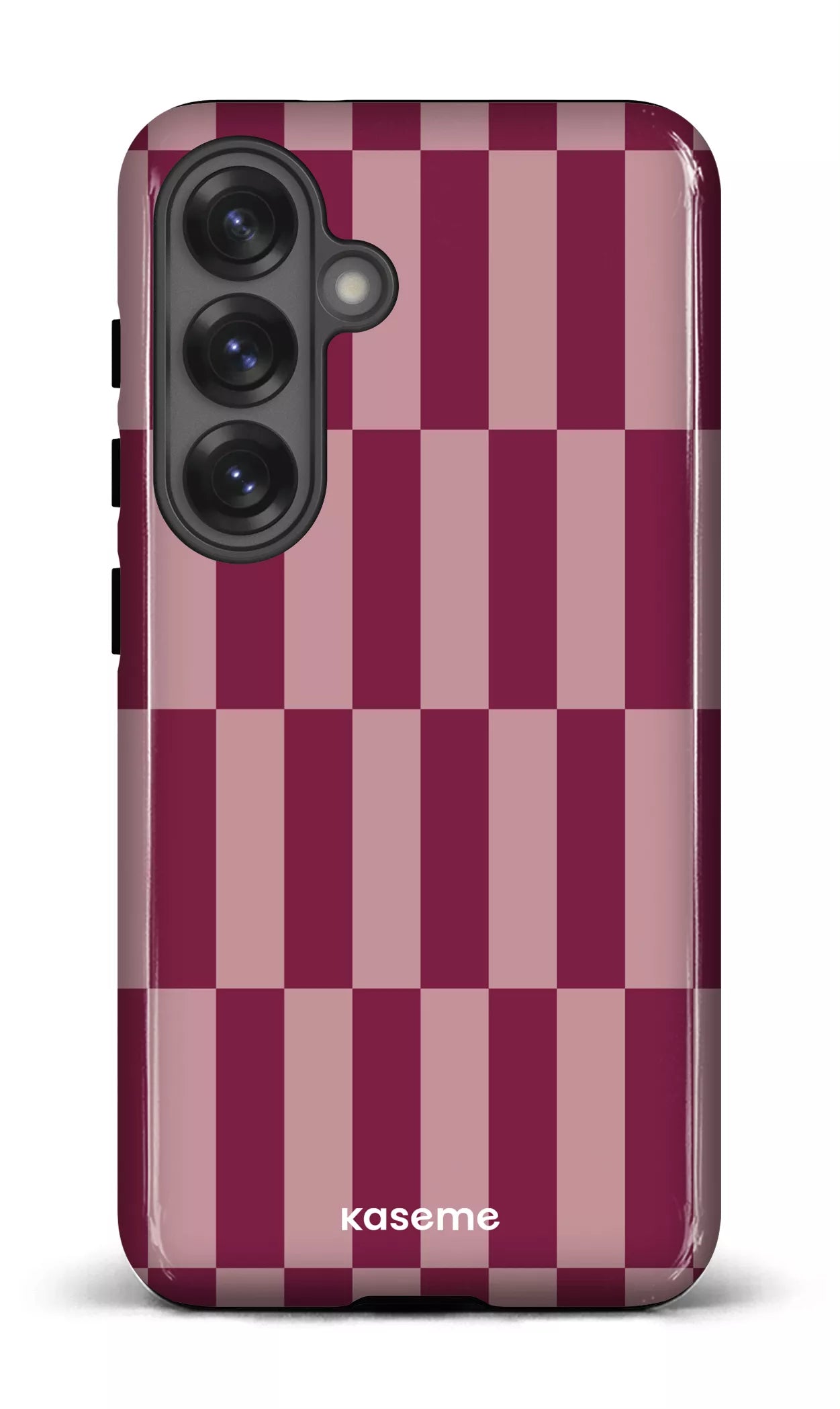 Galaxy S25 Tough (Gloss) Structured Burgundy -