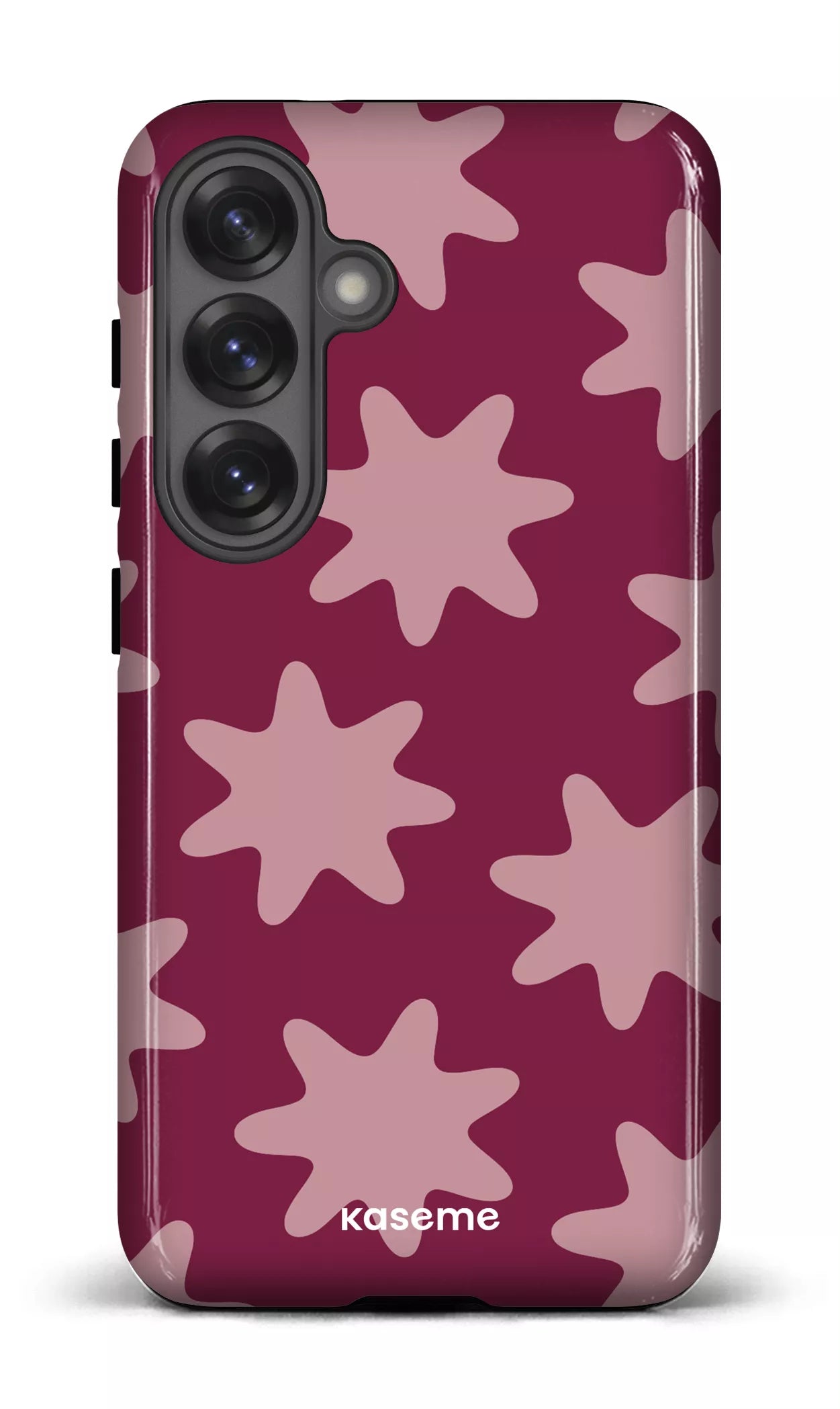Galaxy S25 Tough (Gloss) Unframed Burgundy -