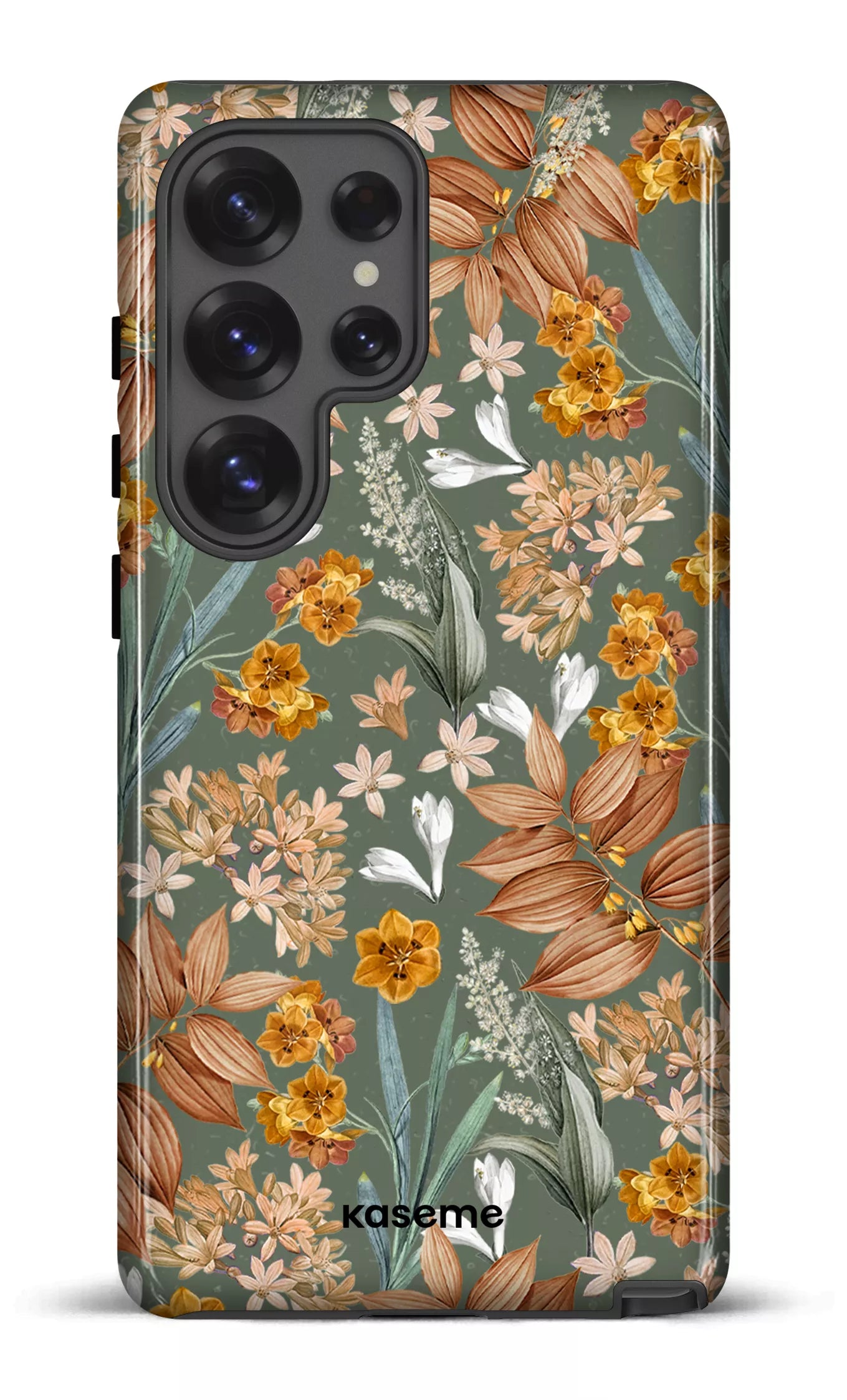 Galaxy S25 Ultra Tough (Gloss) Autumn Leaves Green -