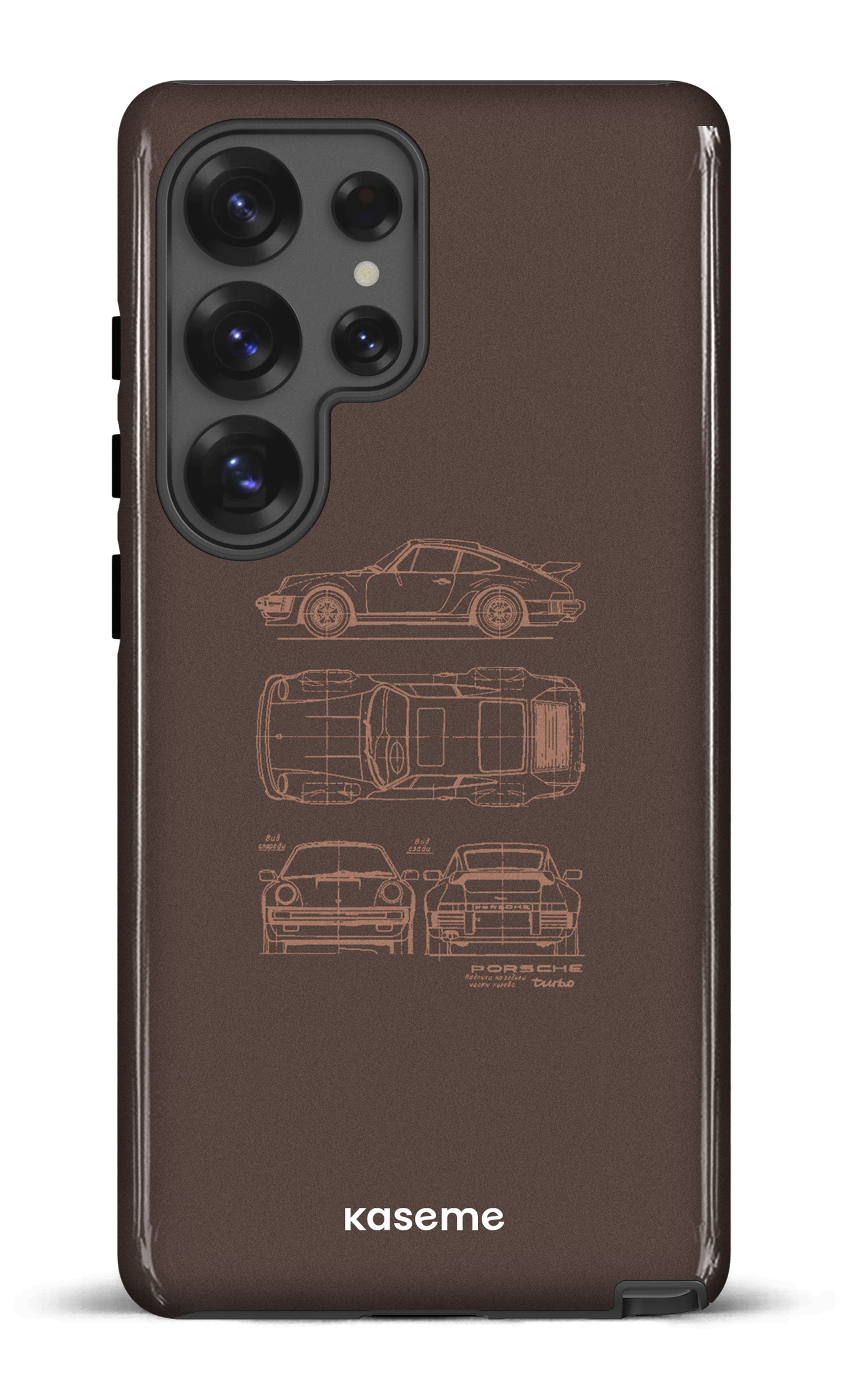 Galaxy S25 Ultra Tough (Gloss) Beat The Traffic Mocha -