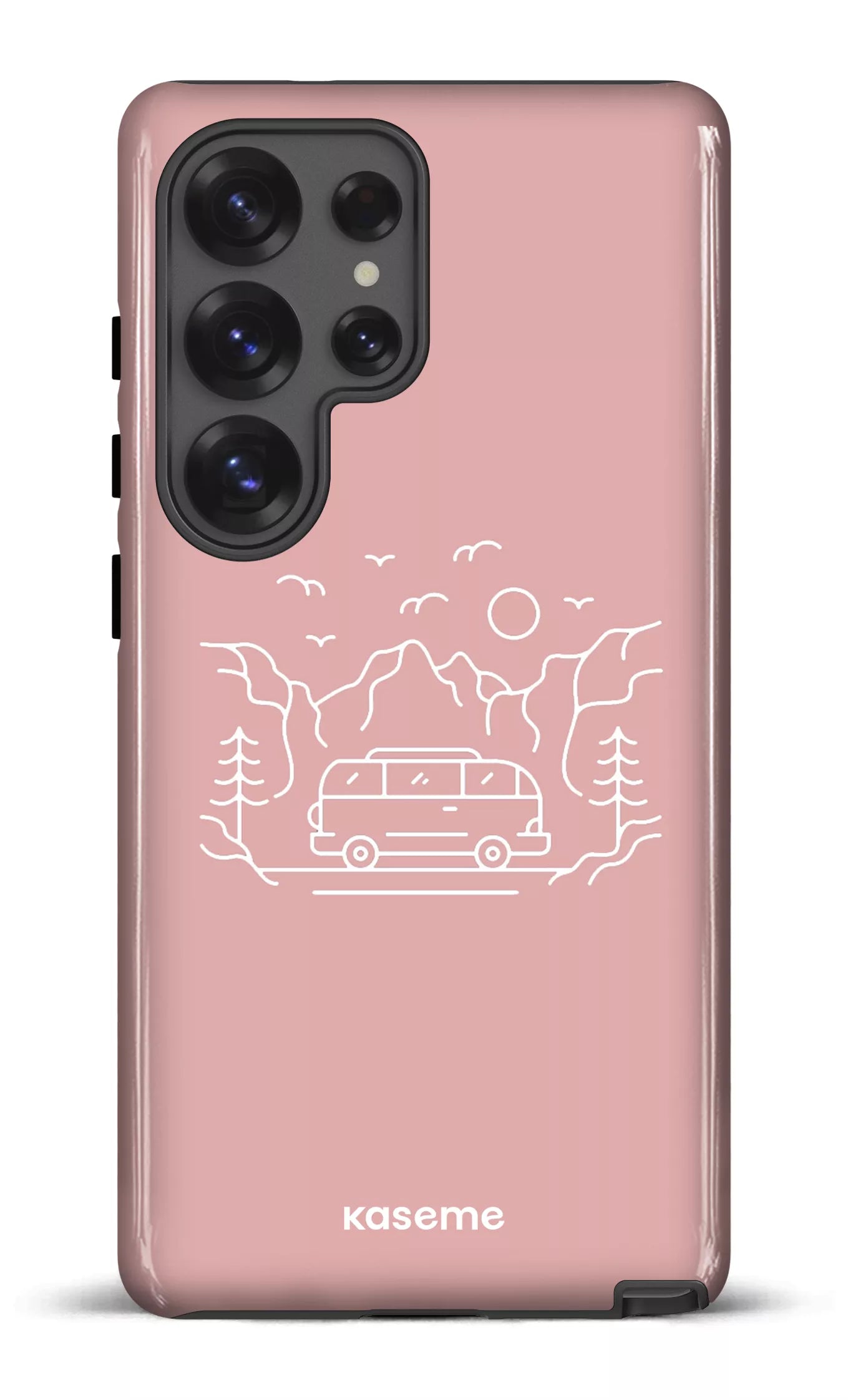 Galaxy S25 Ultra Tough (Gloss) Camp life pink -