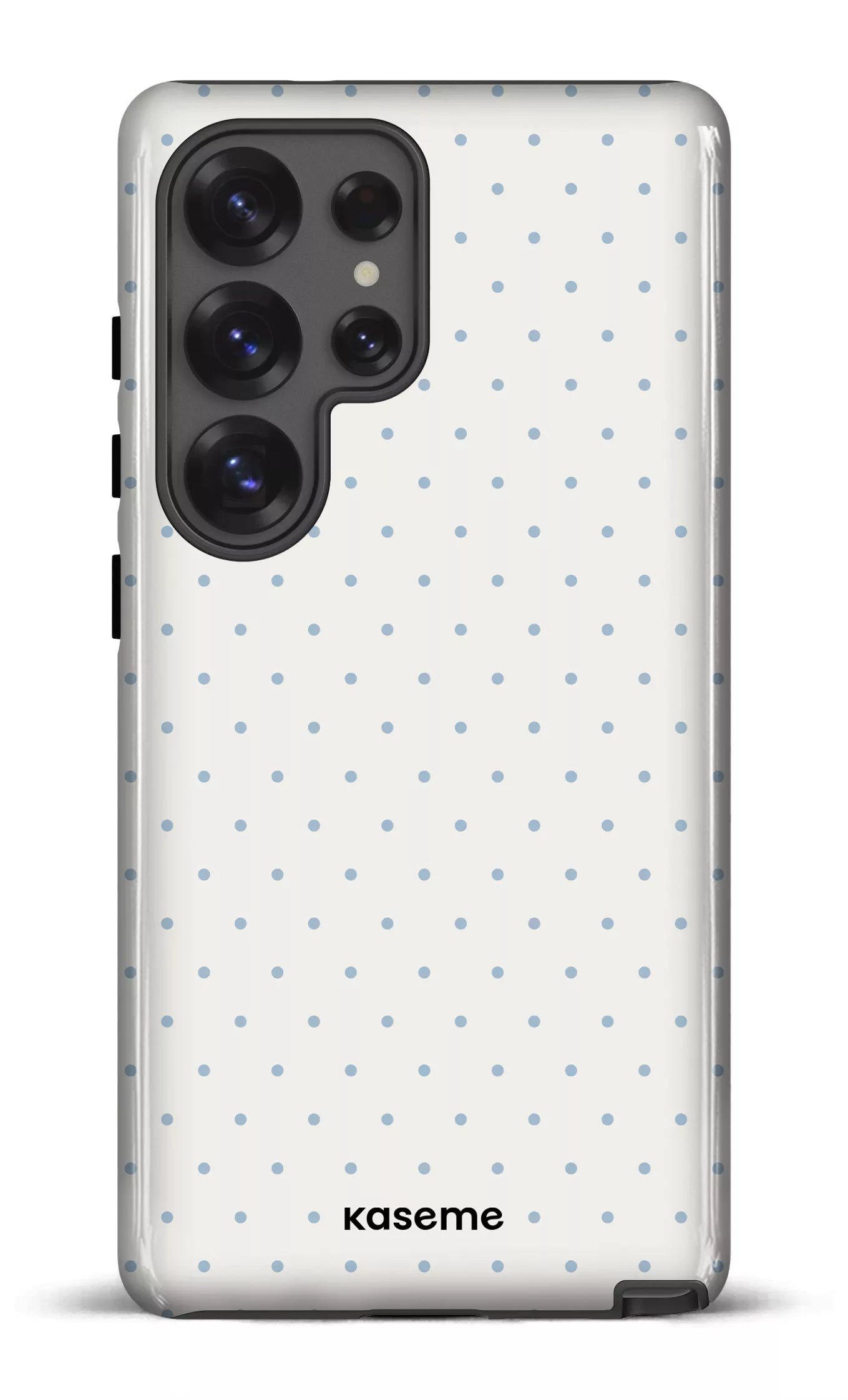 Galaxy S25 Ultra Tough (Gloss) Ditsy White & Blue -