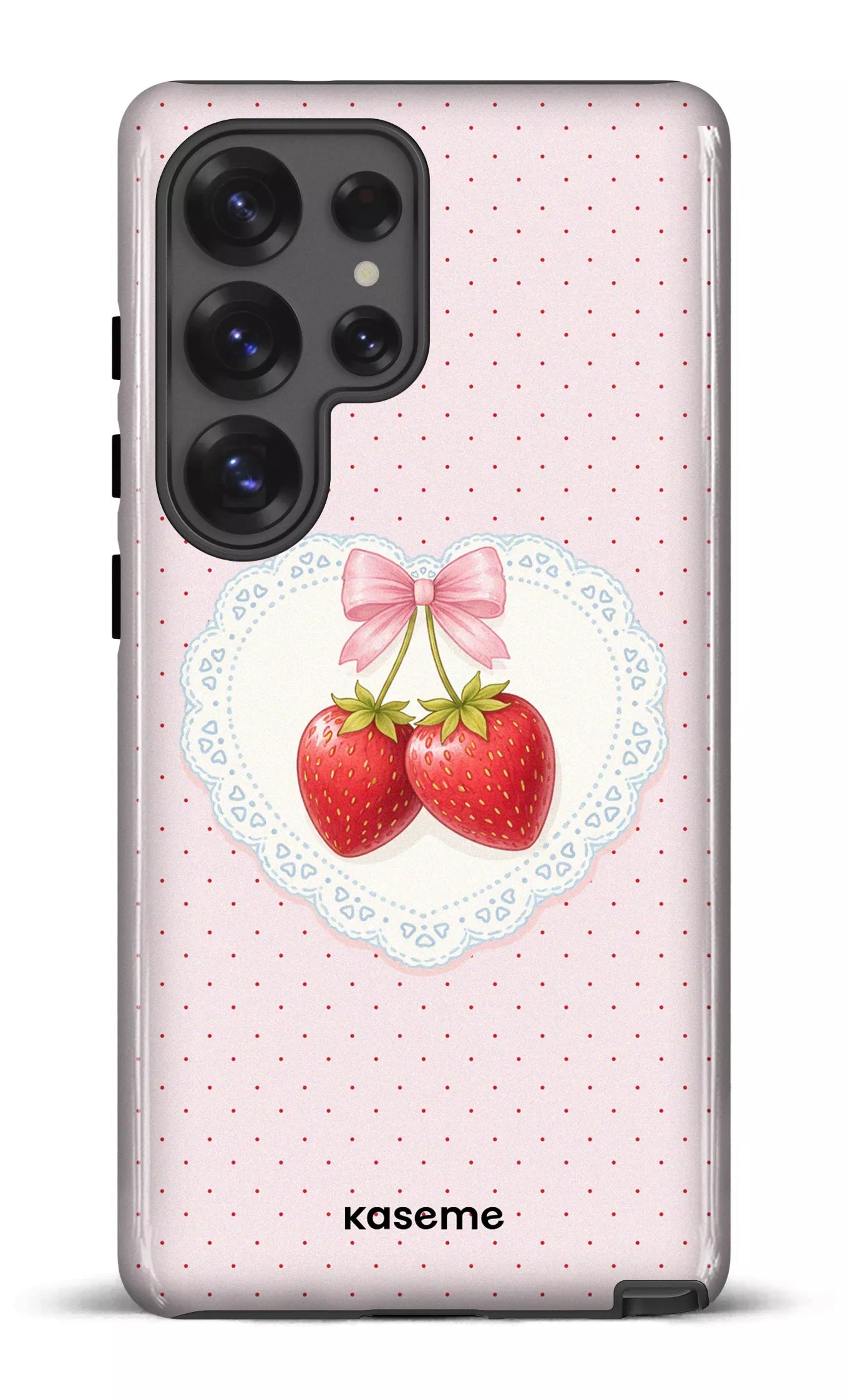 Galaxy S25 Ultra Tough (Gloss) Fresa Lace Pink -