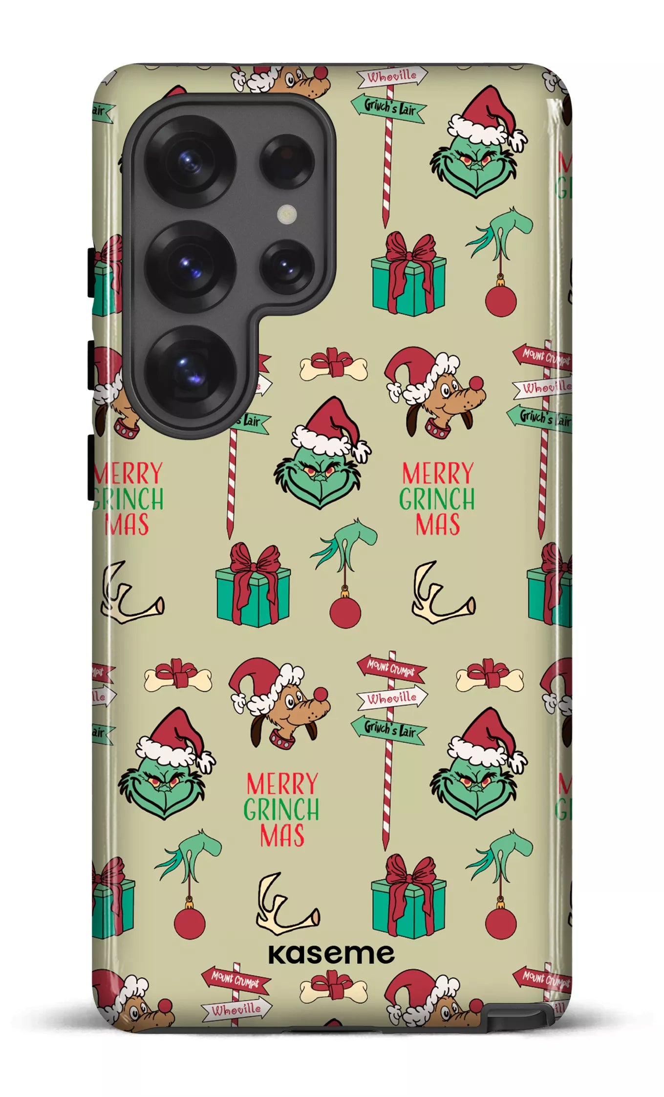 Galaxy S25 Ultra Tough (Gloss) Grinchmas -