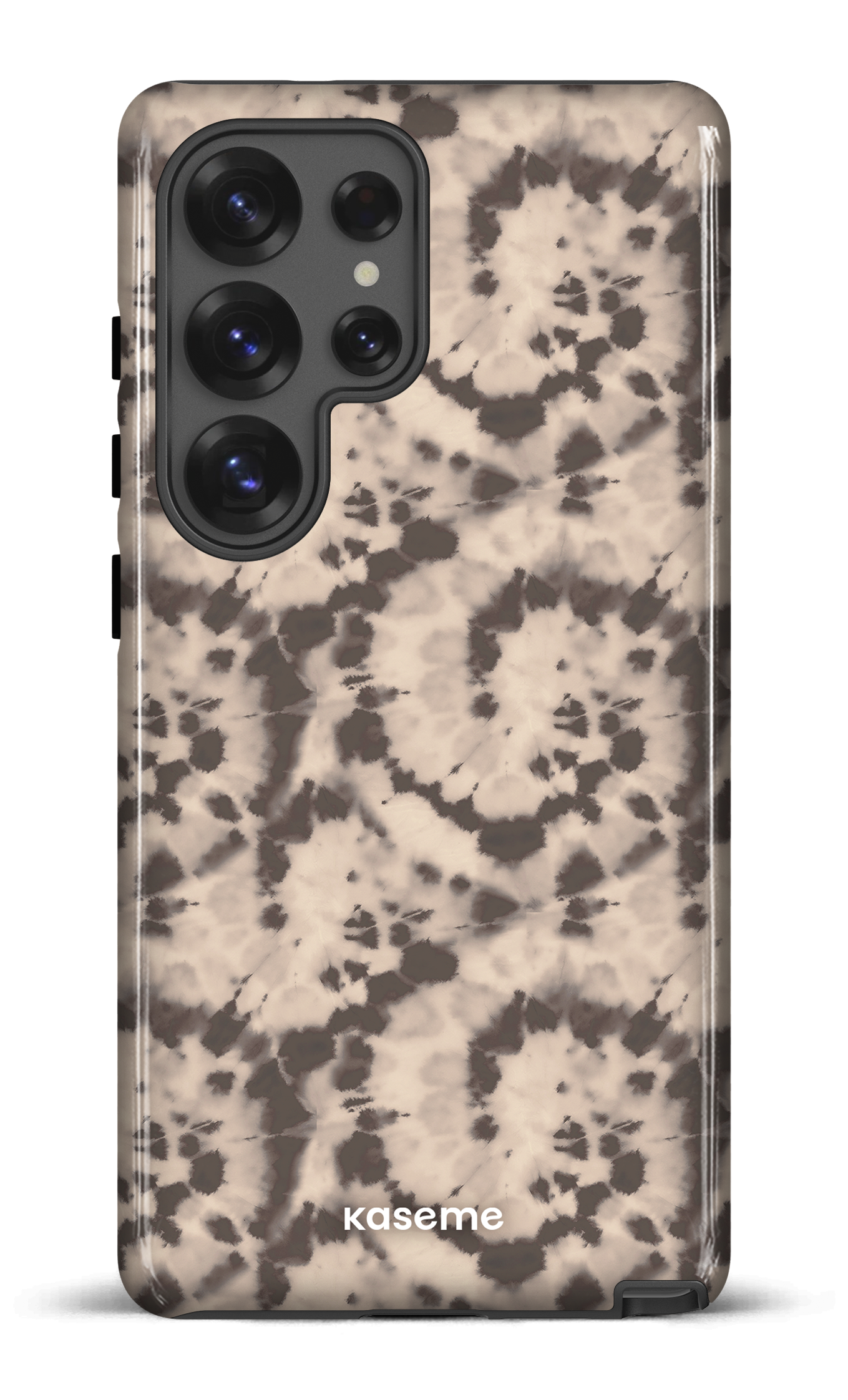 Galaxy S25 Ultra Tough (Gloss) Groovy Swirls Brown -