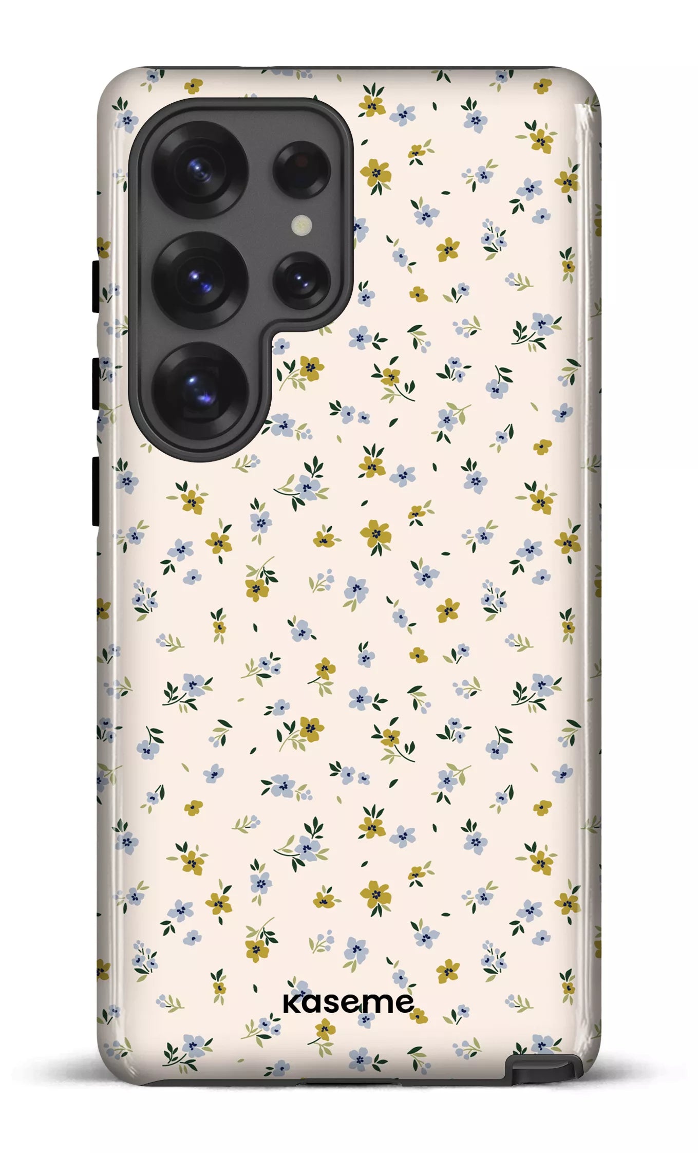 Galaxy S25 Ultra Tough (Gloss) Porcelain Blossom Blue -