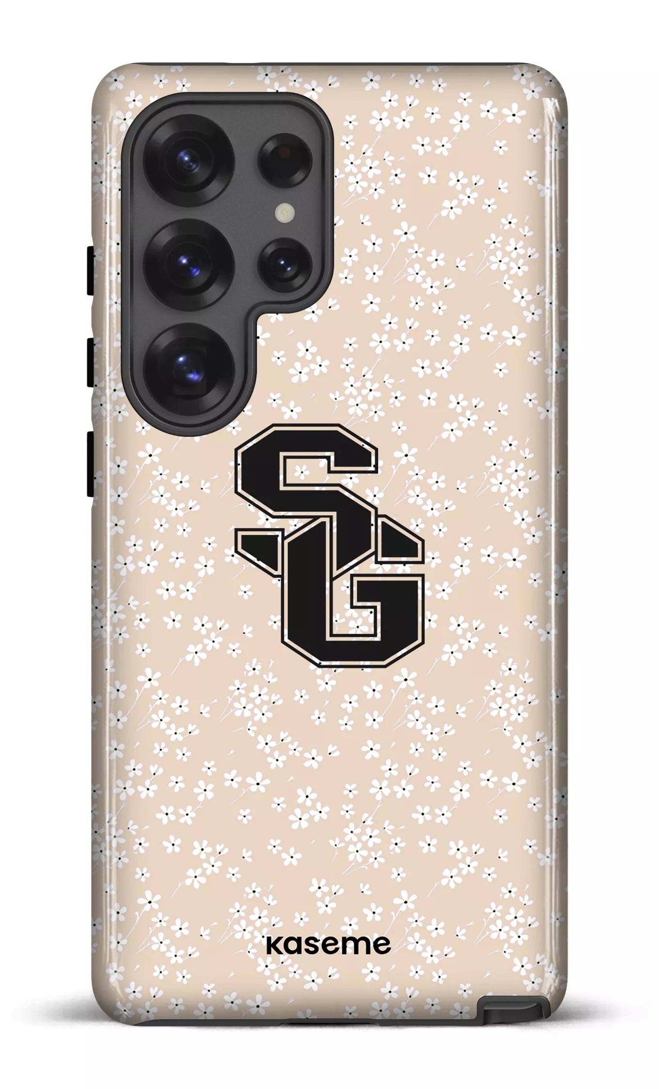 Galaxy S25 Ultra Tough (Gloss) Posy Beige x Dragons -