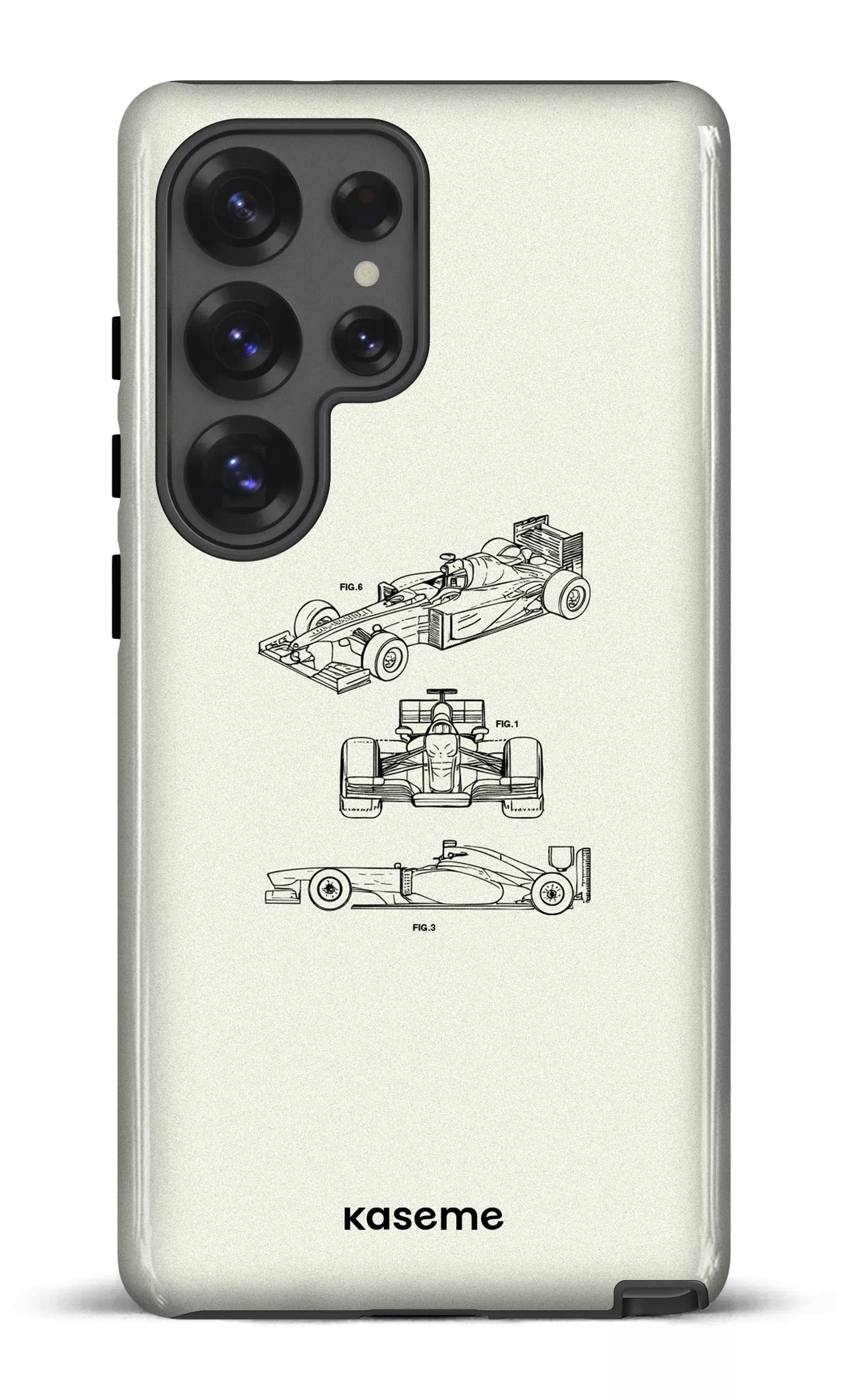 Galaxy S25 Ultra Tough (Gloss) Sport Car White -