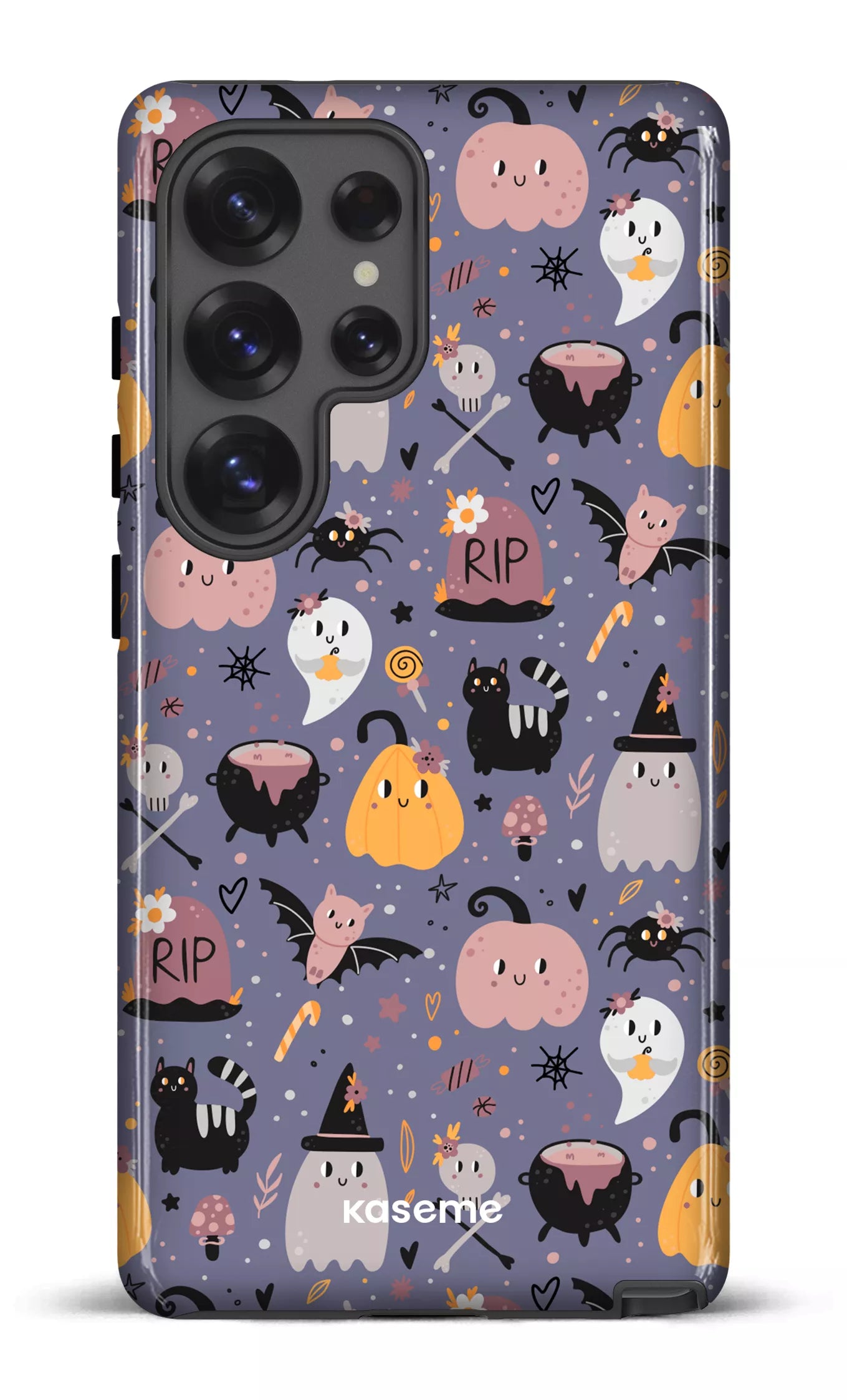 Galaxy S25 Ultra Tough (Gloss) Trick or Threat Purple -