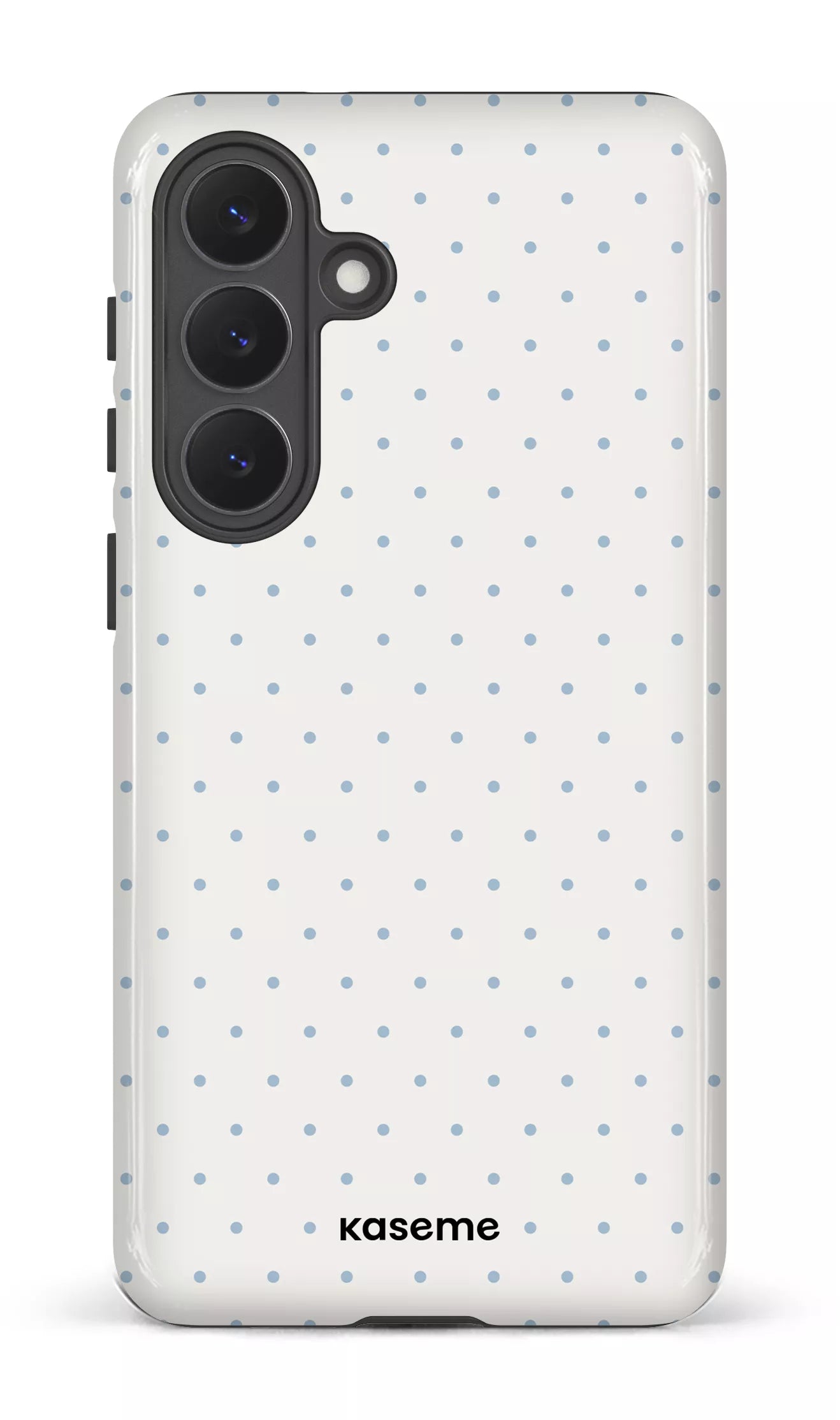 Galaxy S26P Tough (Gloss) Ditsy White & Blue -