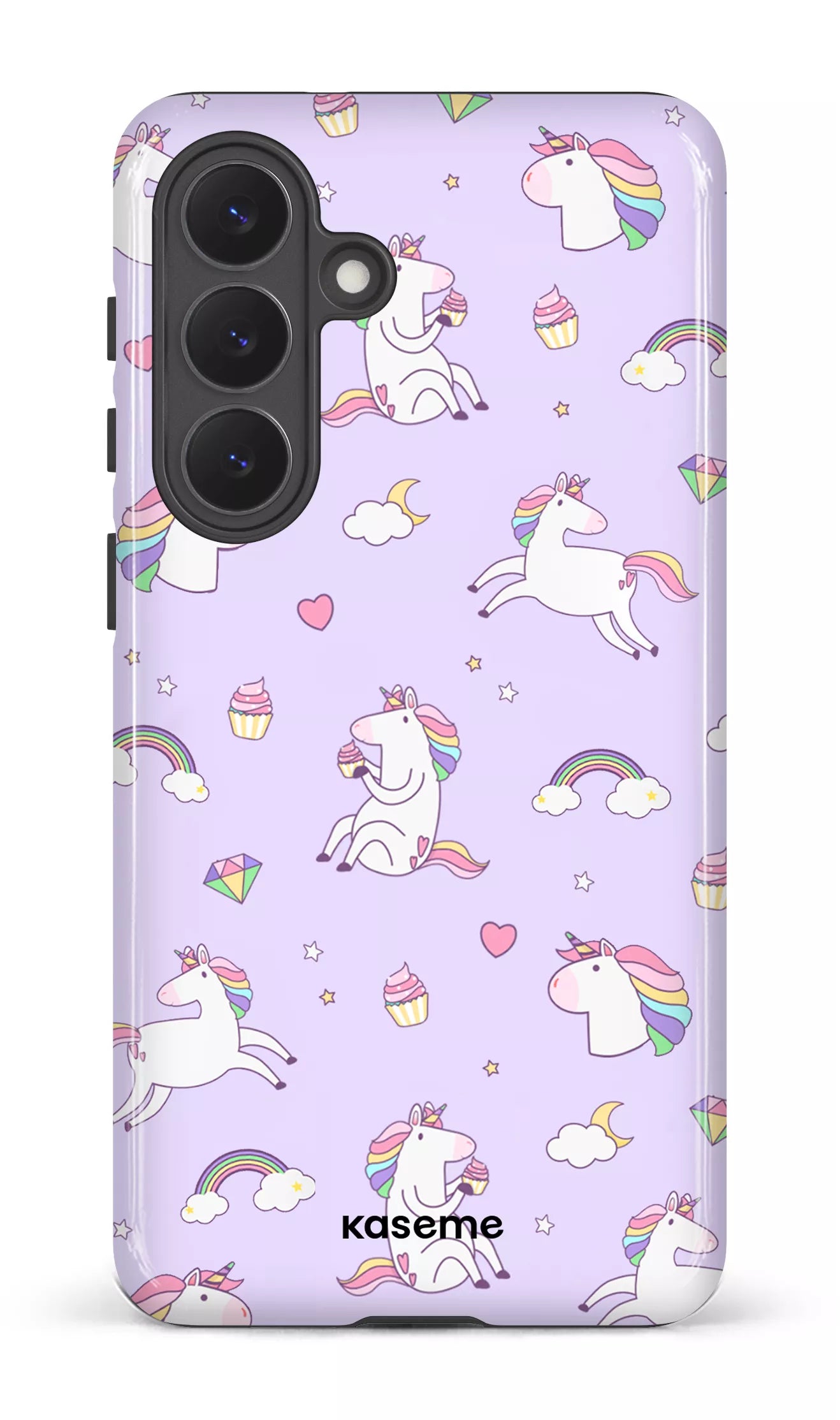 Galaxy S26P Tough (Gloss) Glitter purple -