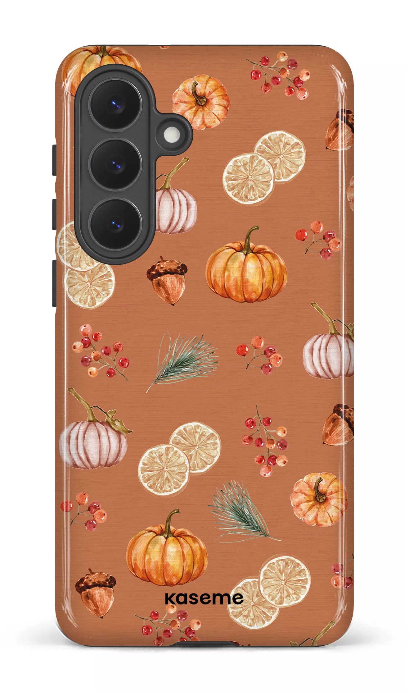 Galaxy S26P Tough (Gloss) Pumpkin Garden Orange -