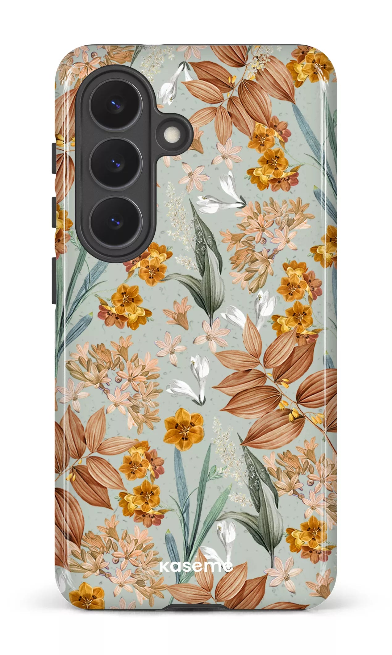 Galaxy  S26 Tough (Gloss) Autumn Leaves Blue -