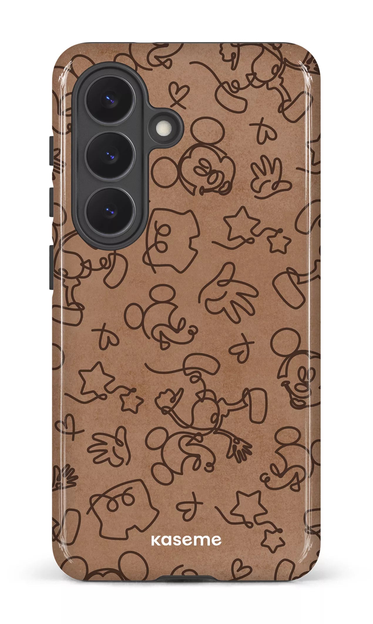 Galaxy  S26 Tough (Gloss) Doodle Mocha -