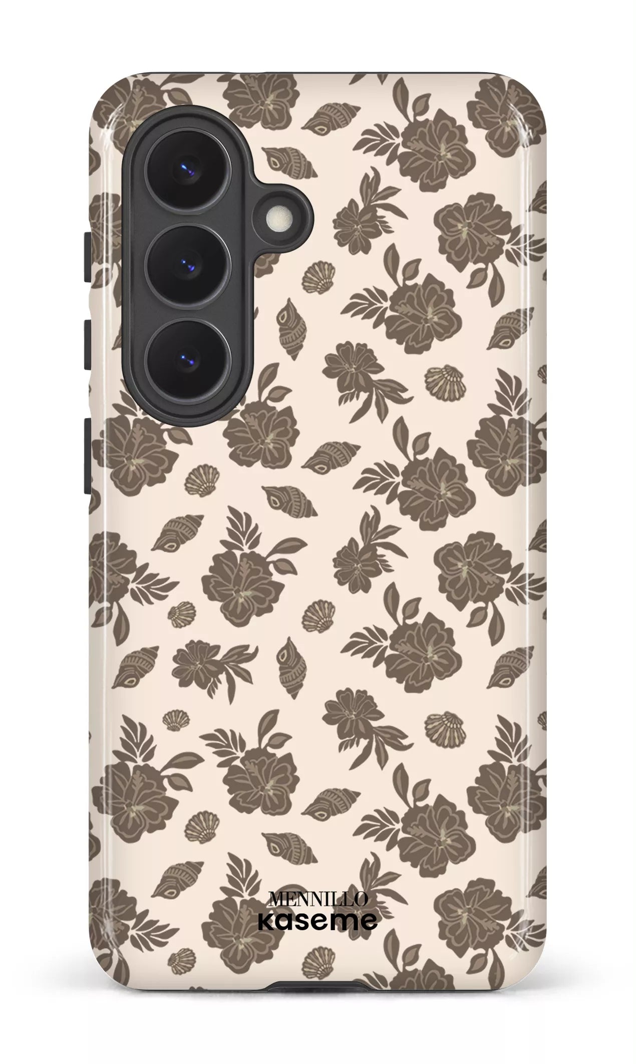 Galaxy  S26 Tough (Gloss) Floral Brown by Mennillo -