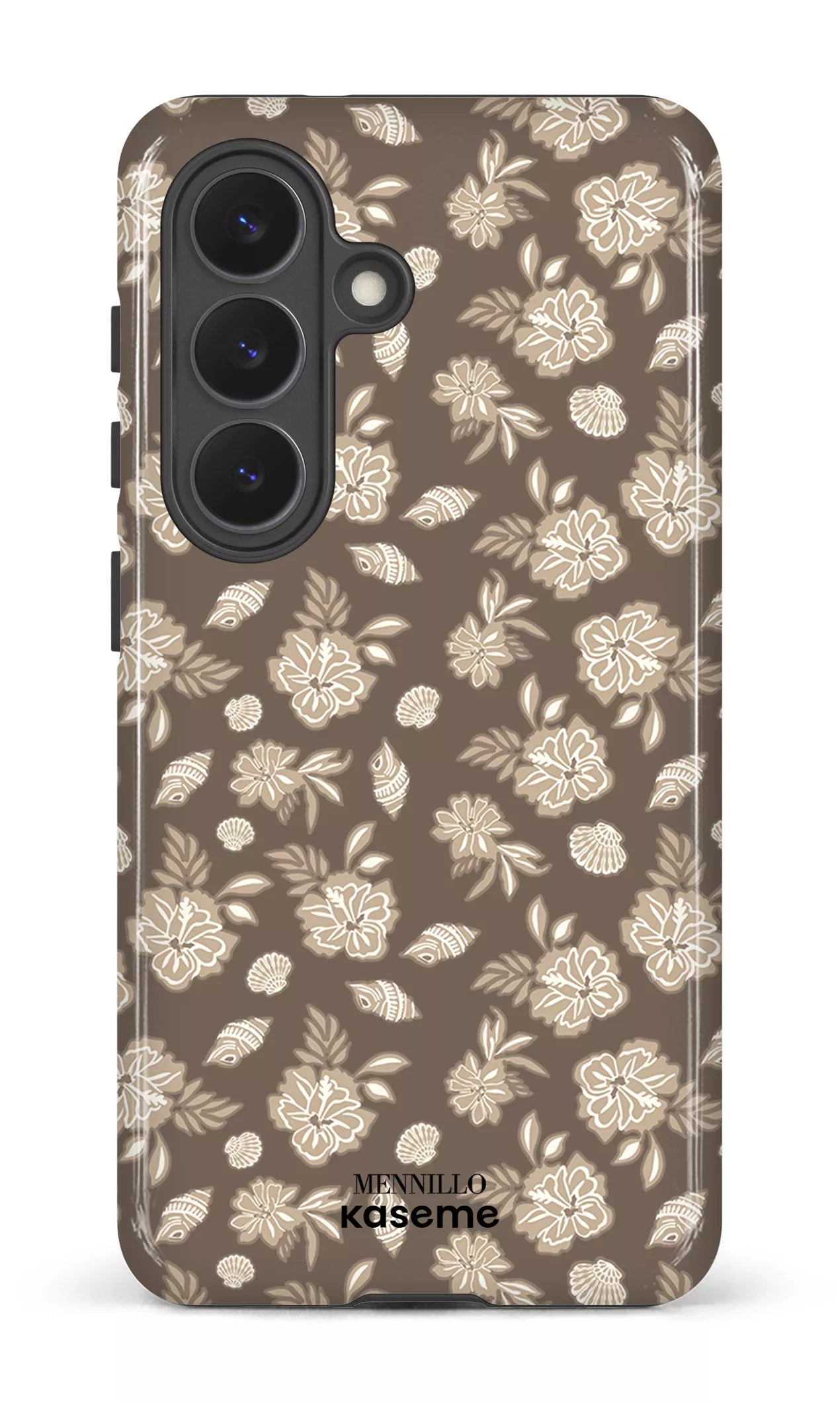 Galaxy  S26 Tough (Gloss) Floral Cream by Mennillo -