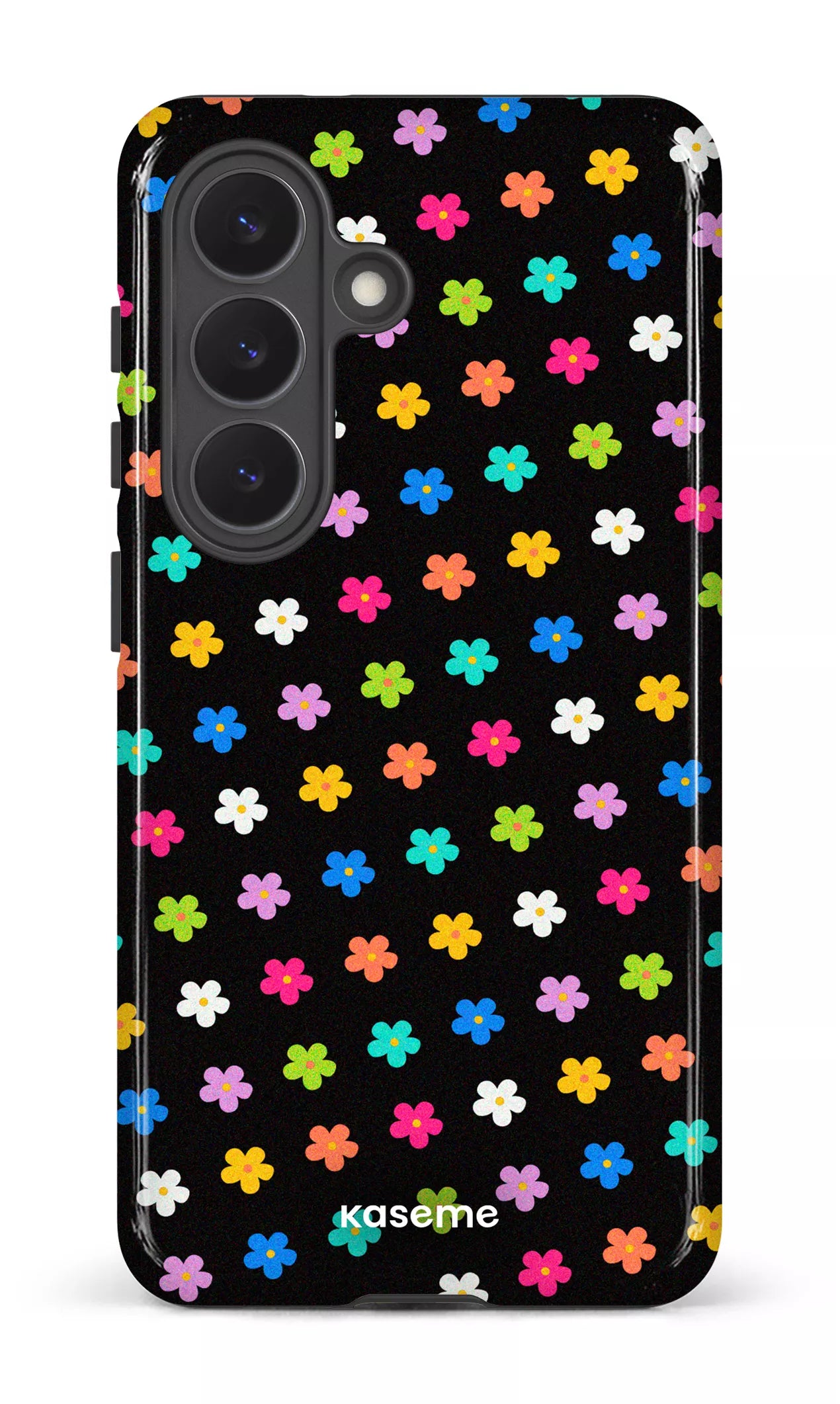 Galaxy  S26 Tough (Gloss) Joyful Flowers Black -