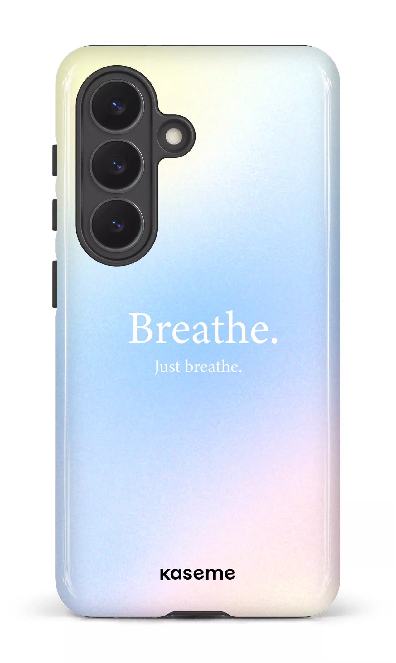 Galaxy  S26 Tough (Gloss) Just breathe blue -