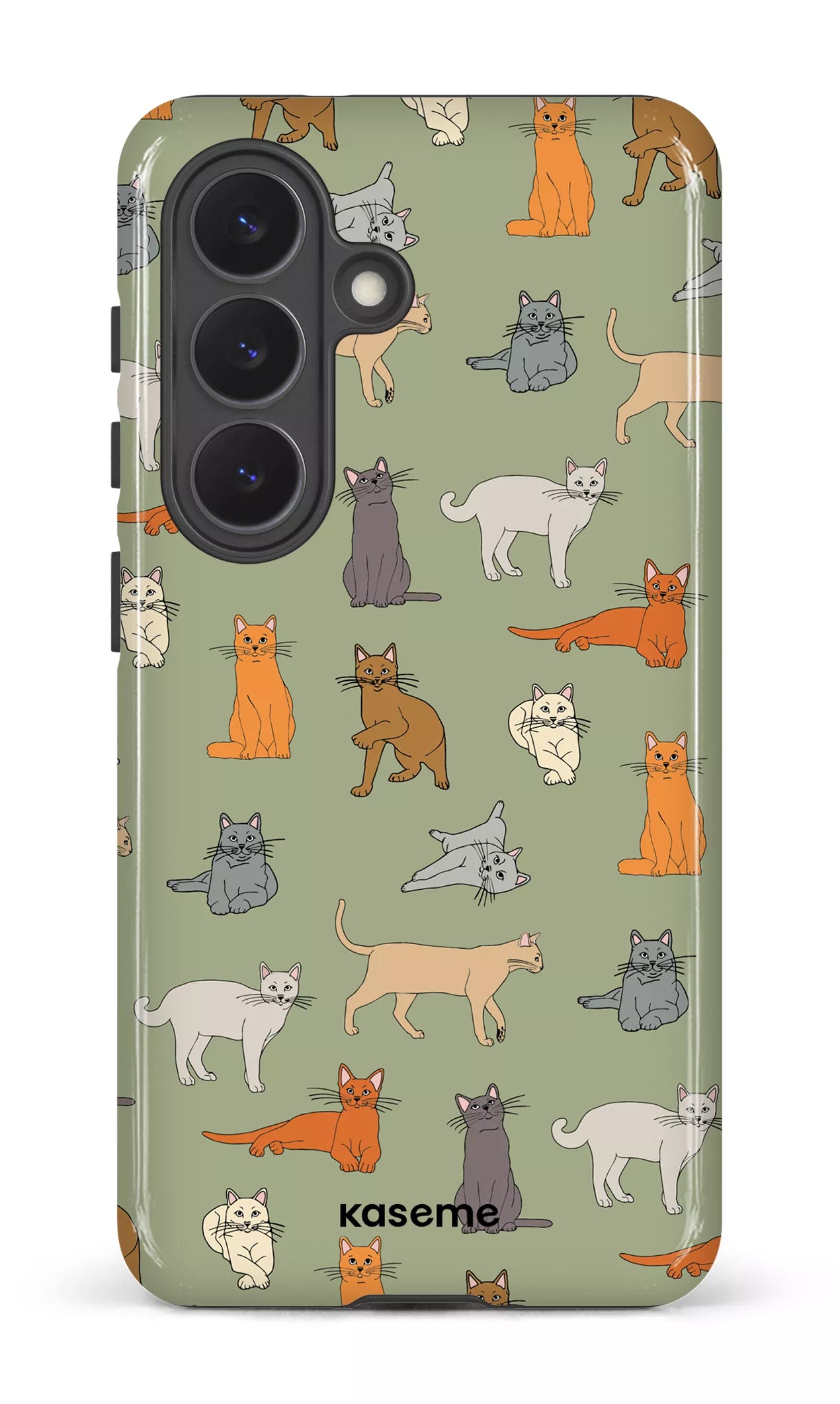 Galaxy  S26 Tough (Gloss) Kitty green -