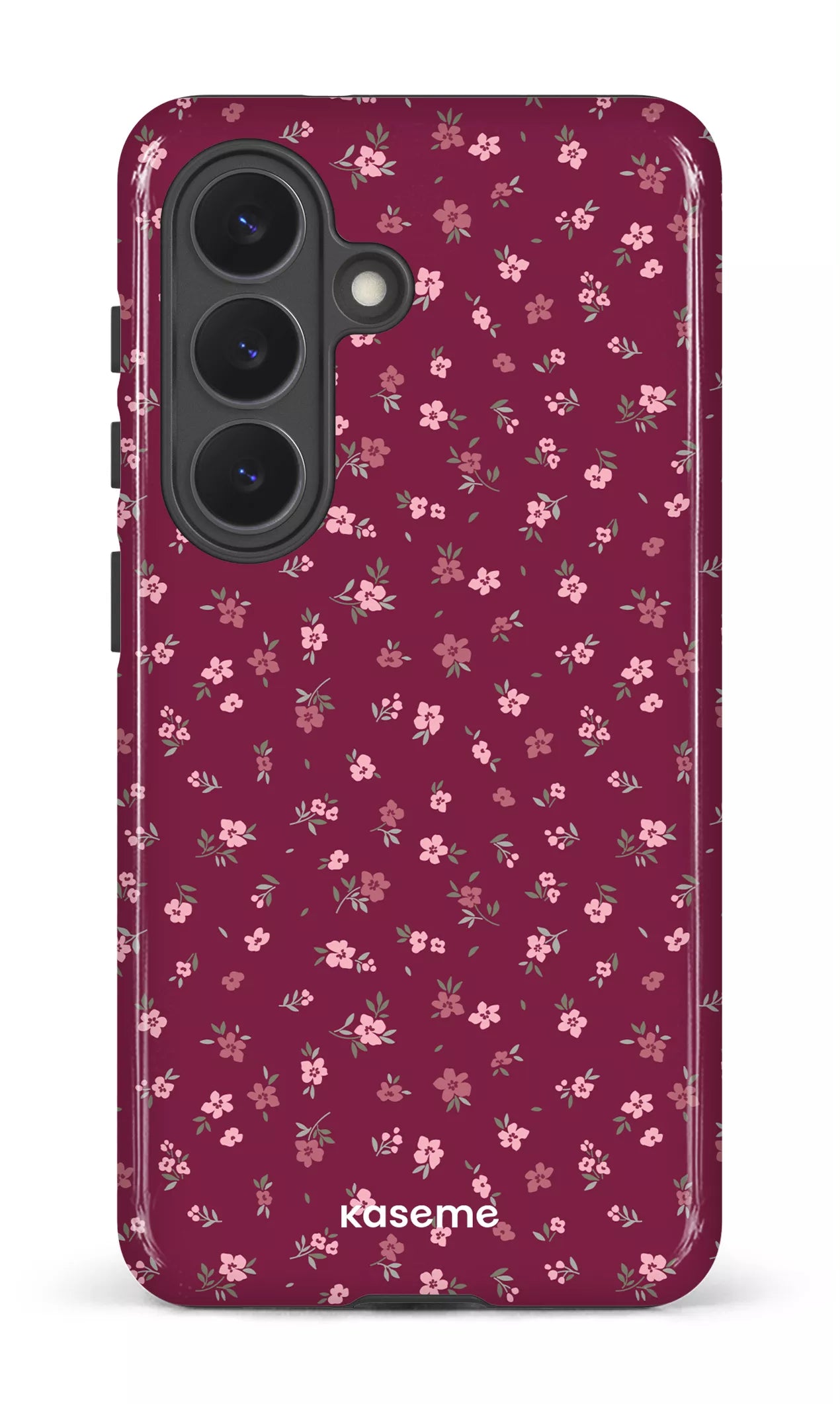 Galaxy  S26 Tough (Gloss) Porcelain Blossom Burgundy -