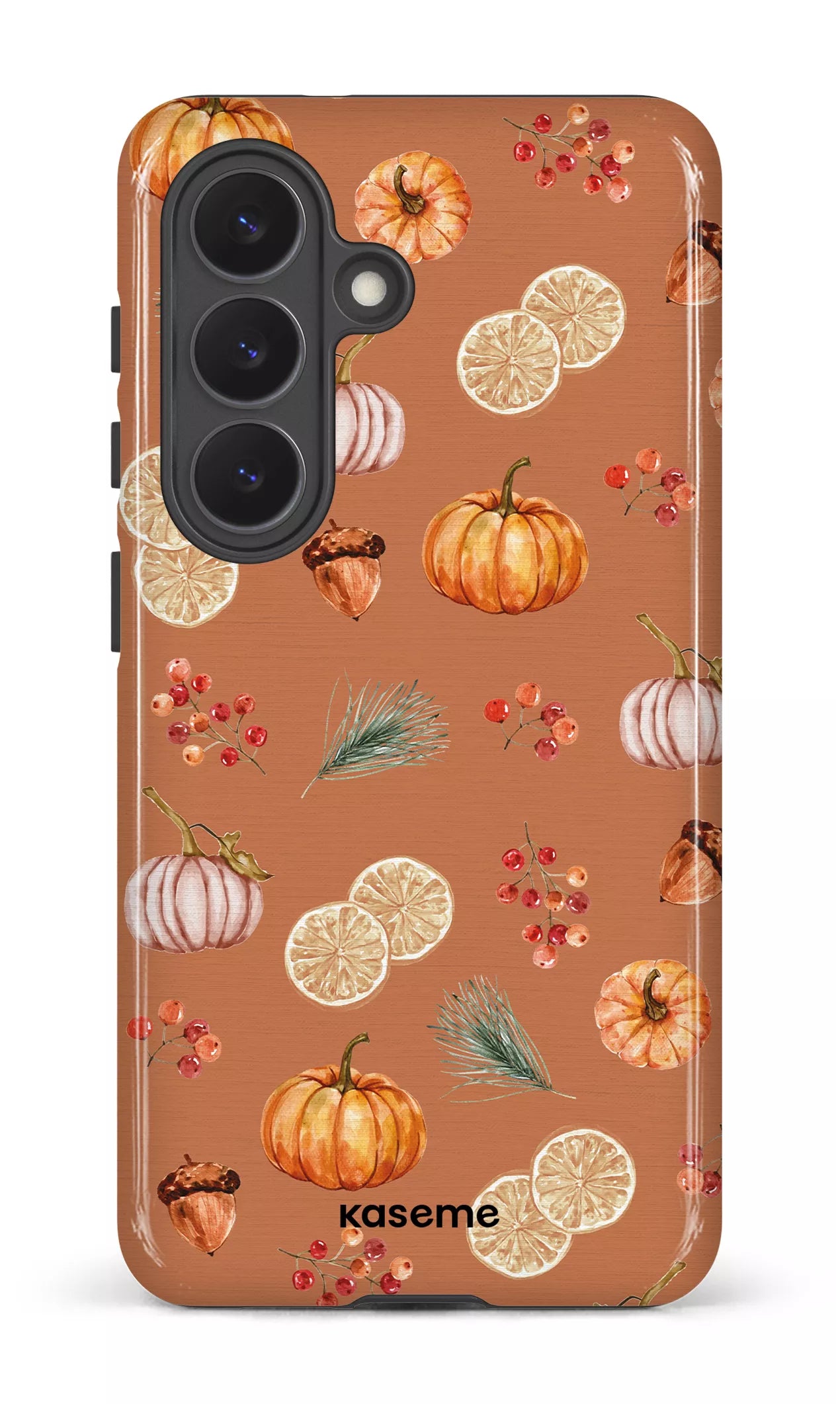 Galaxy  S26 Tough (Gloss) Pumpkin Garden Orange -
