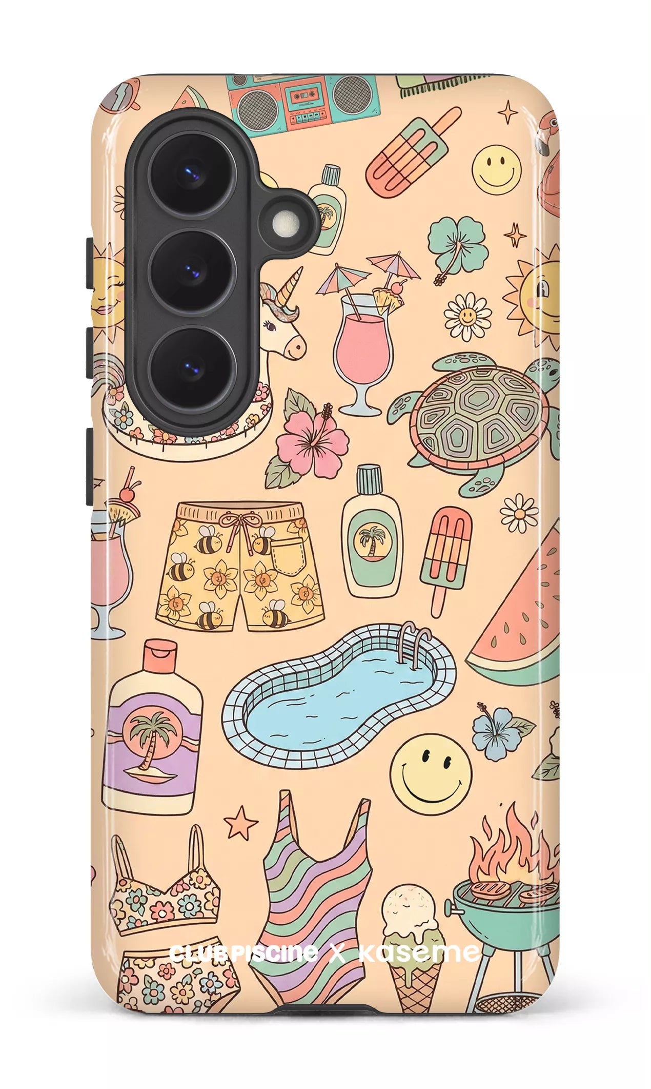 Galaxy  S26 Tough (Gloss) Summer Icon by Club Piscine -