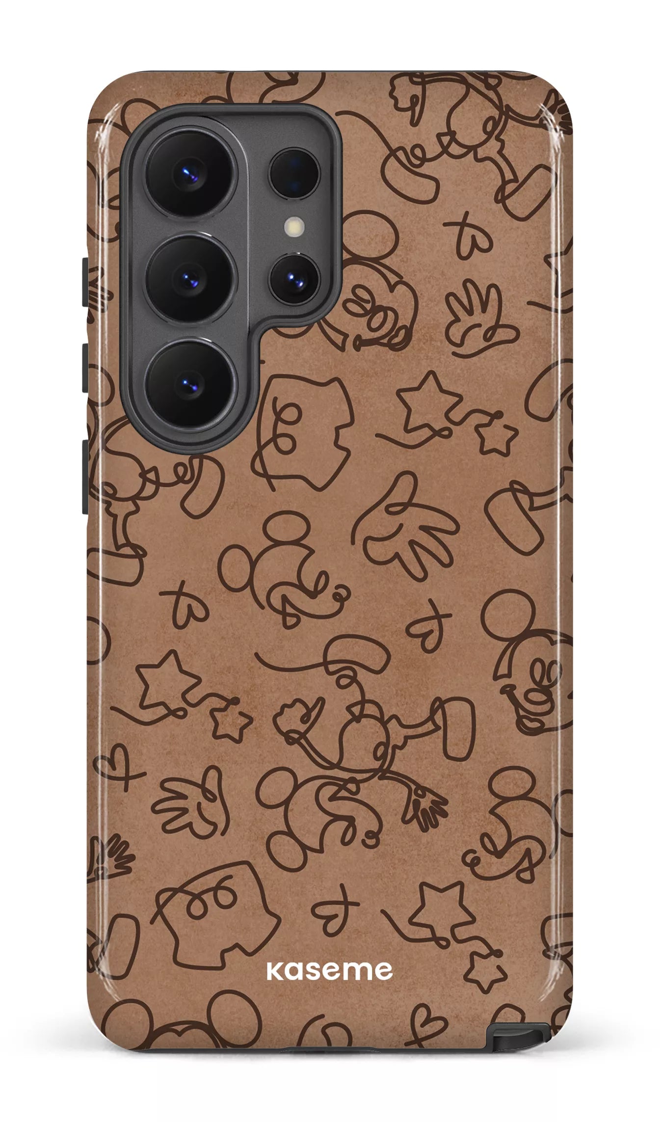 Galaxy S26 U Tough (Gloss) Doodle Mocha -