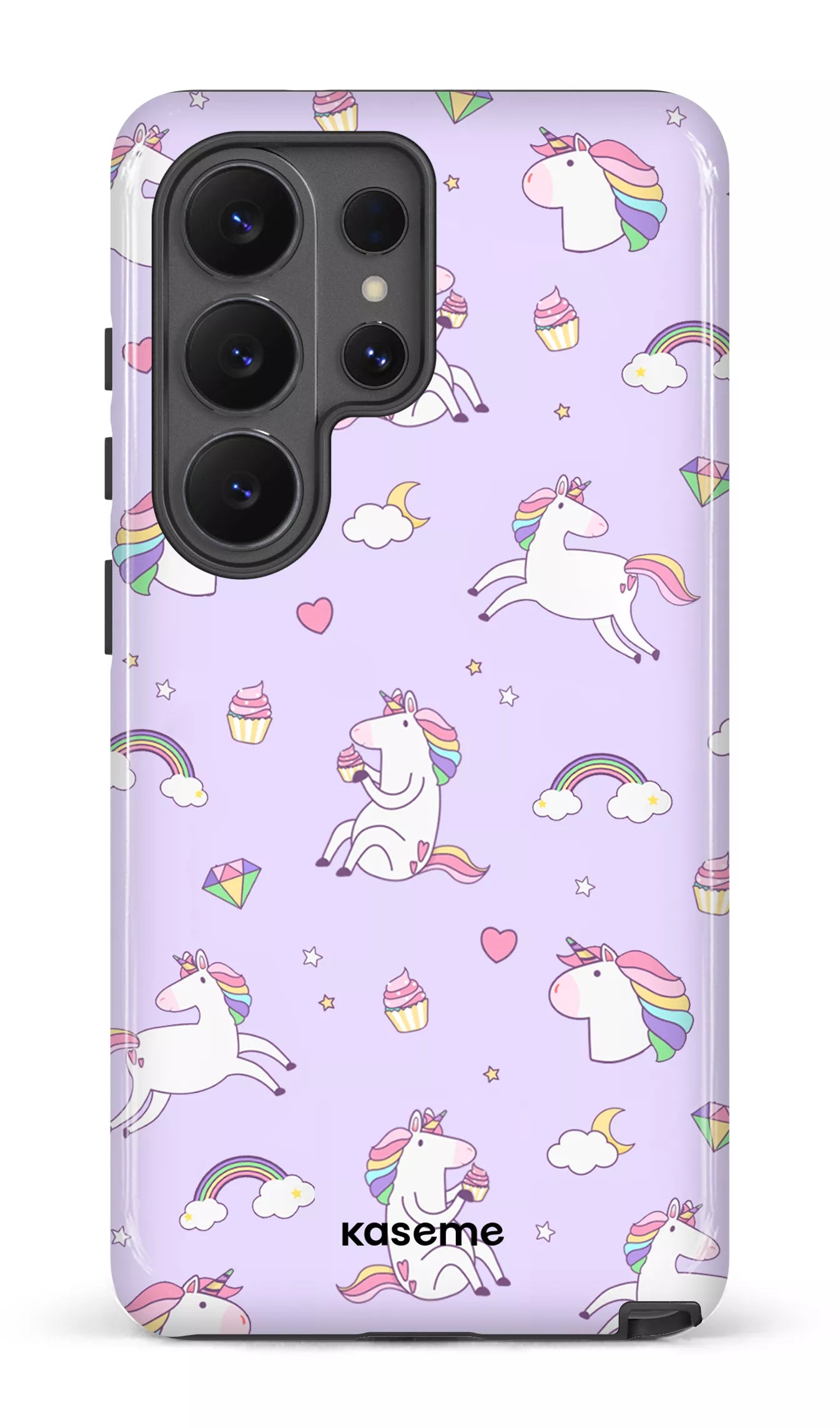 Galaxy S26 U Tough (Gloss) Glitter purple -