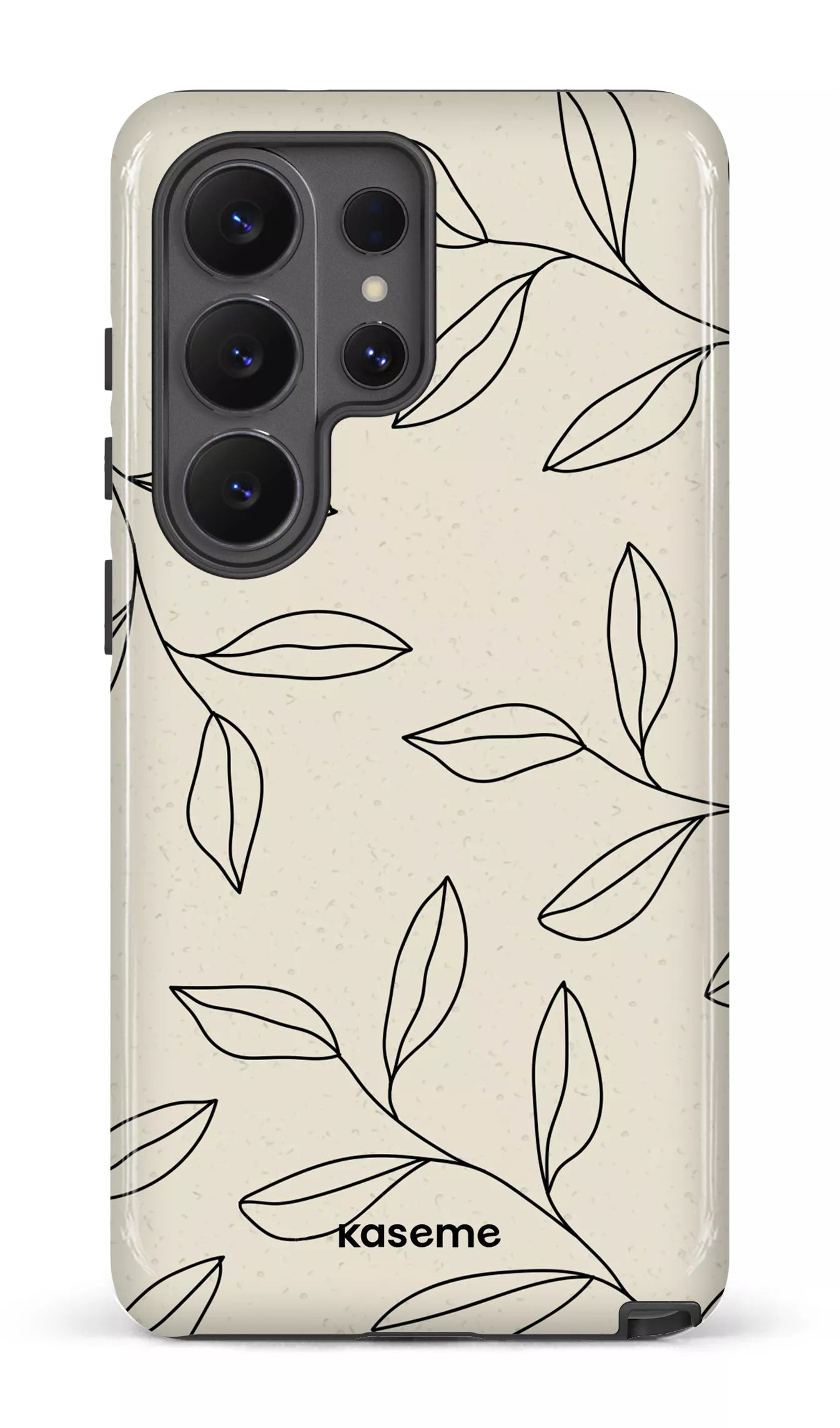 Galaxy S26 U Tough (Gloss) Gloomy Beige and Black -