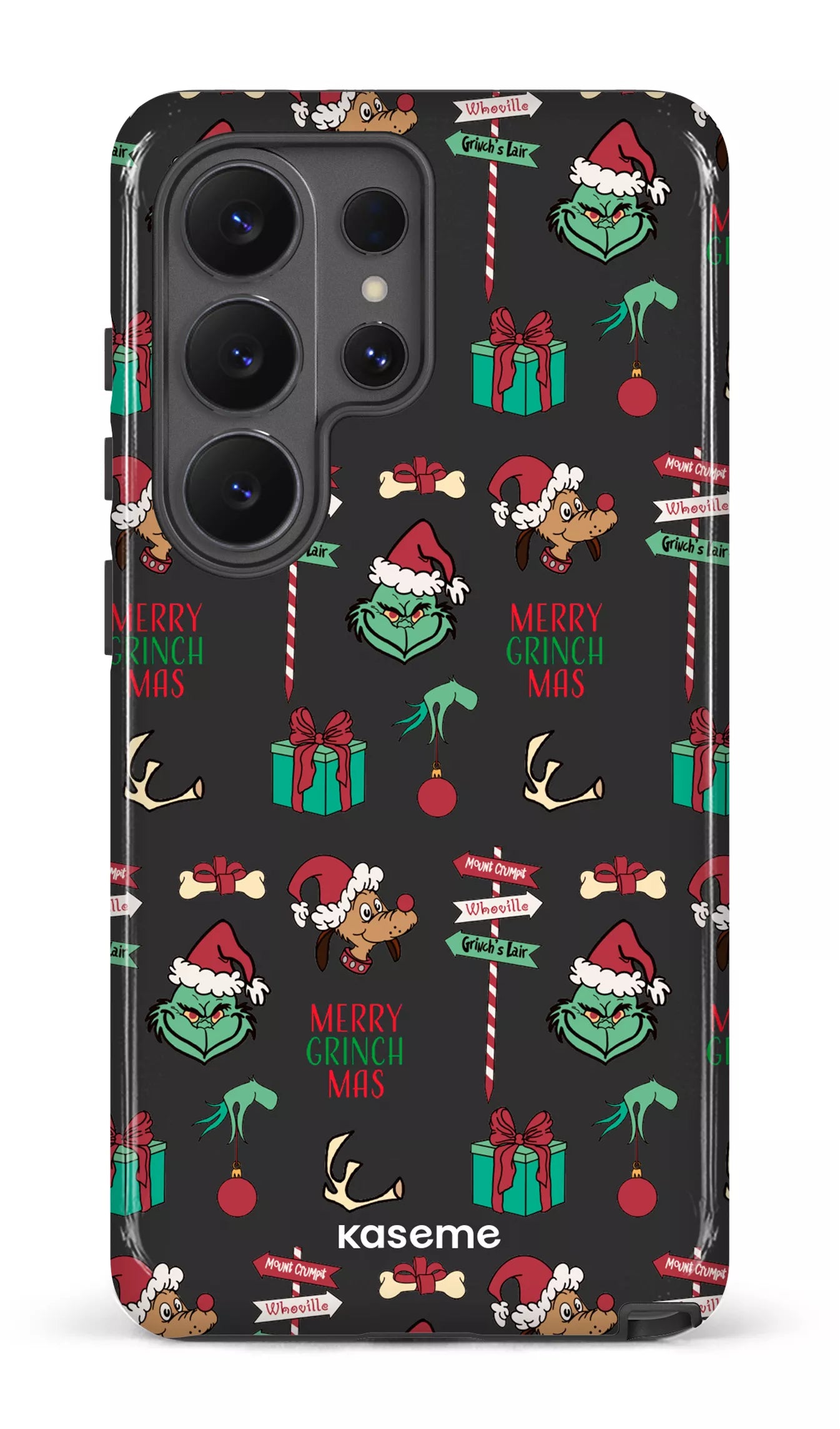 Galaxy S26 U Tough (Gloss) Grinchmas black -