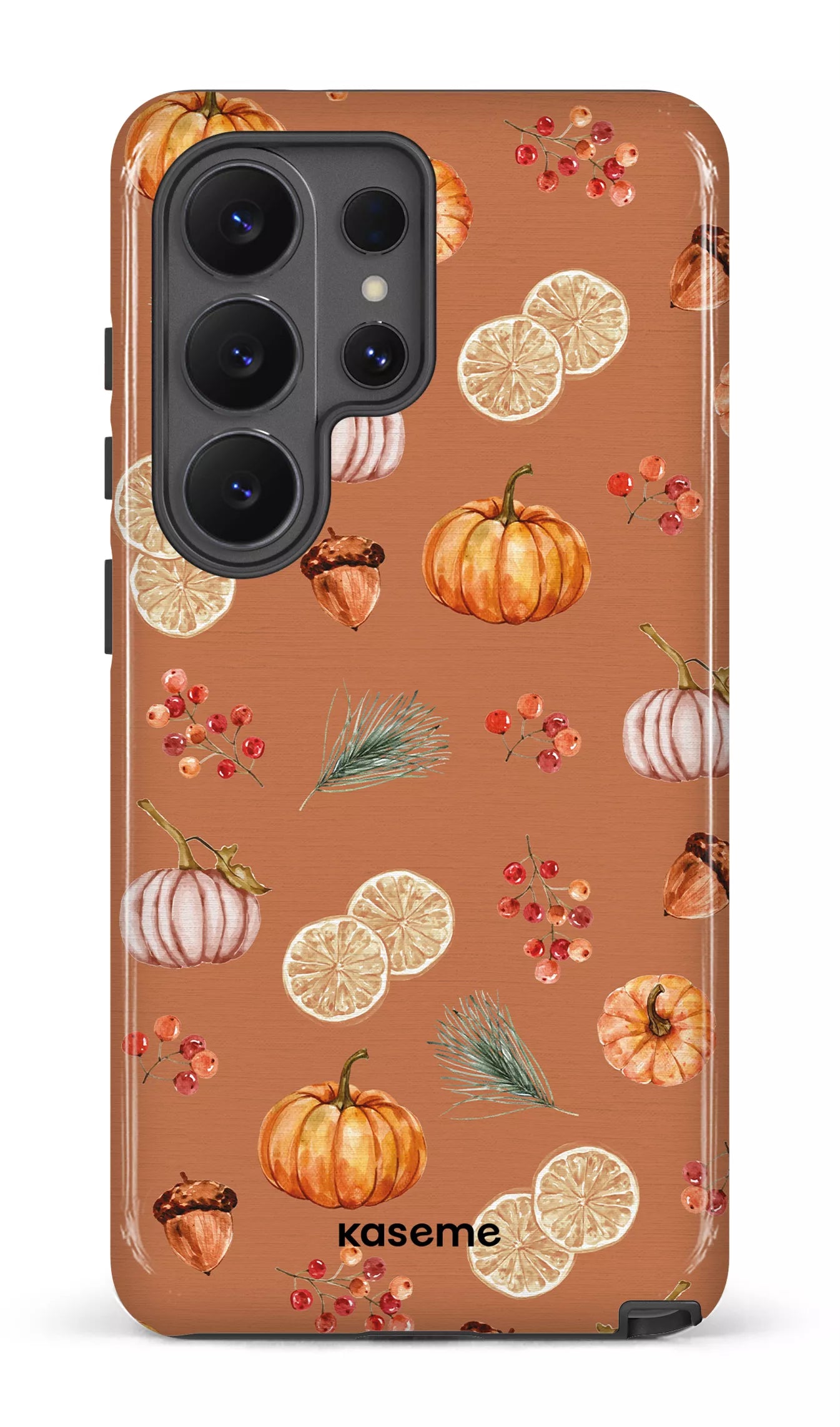 Galaxy S26 U Tough (Gloss) Pumpkin Garden Orange -