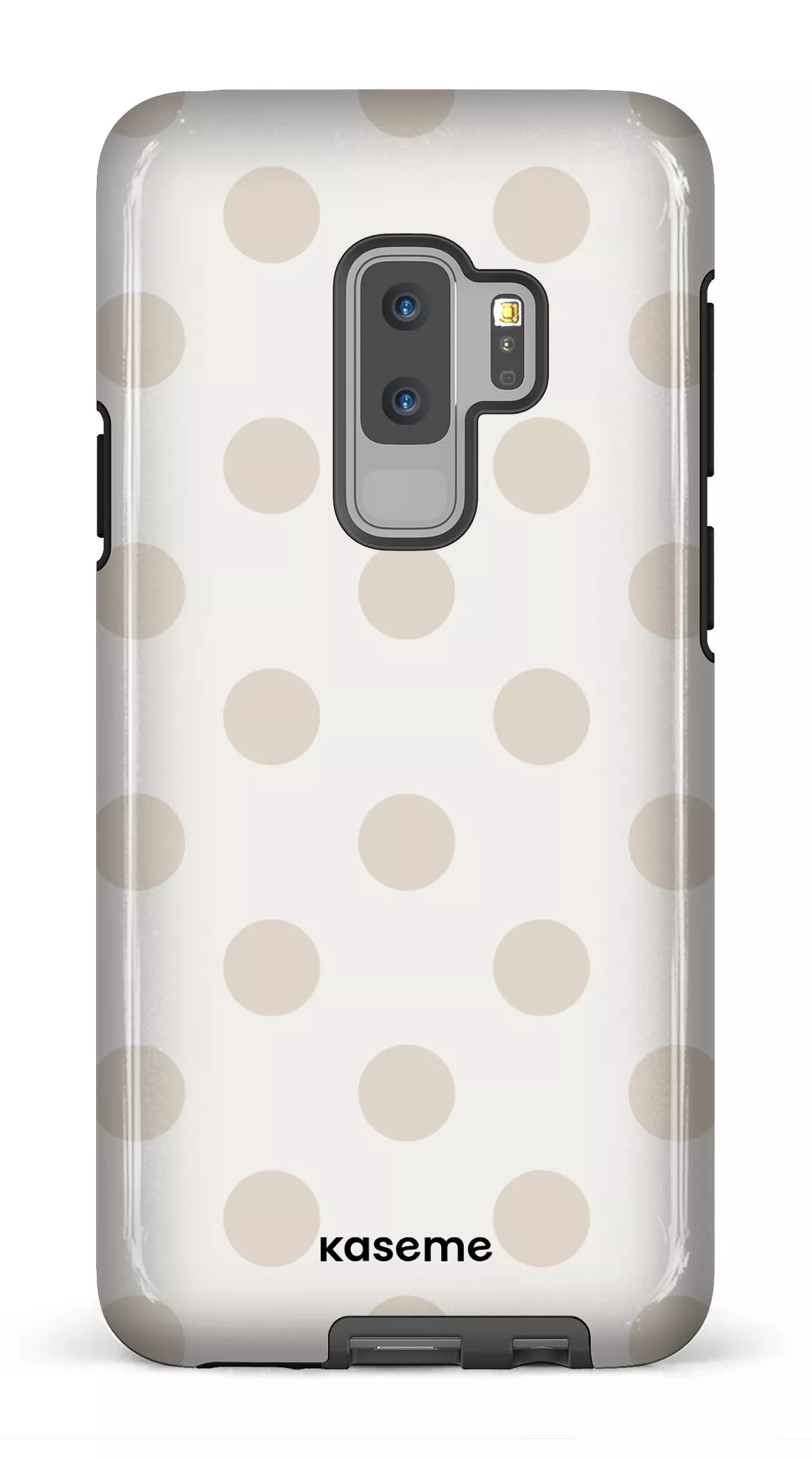 Galaxy S9 Plus Tough Couture Beige & White -