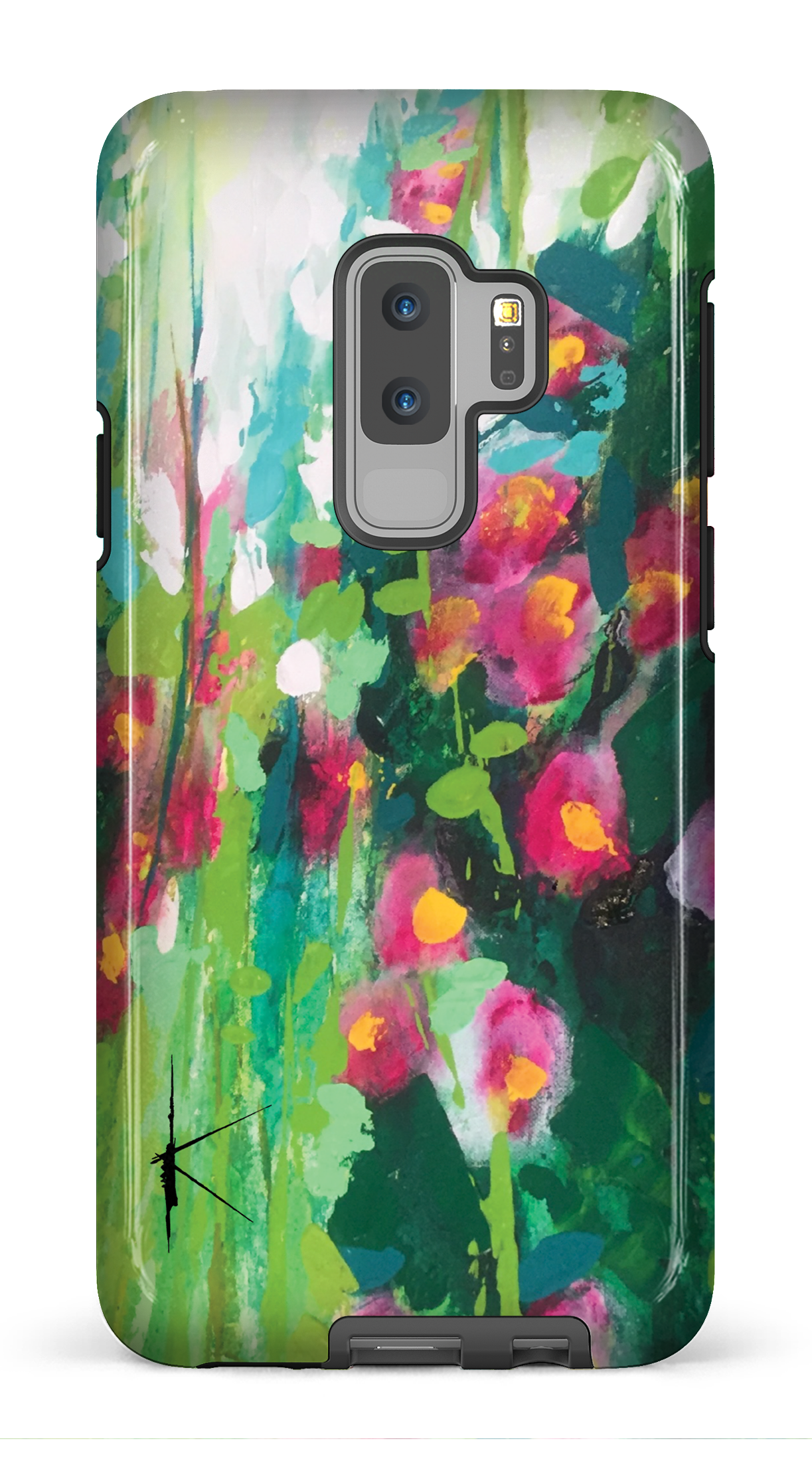 Galaxy S9 Plus Tough La Rose Trémière par Kristine Girard -