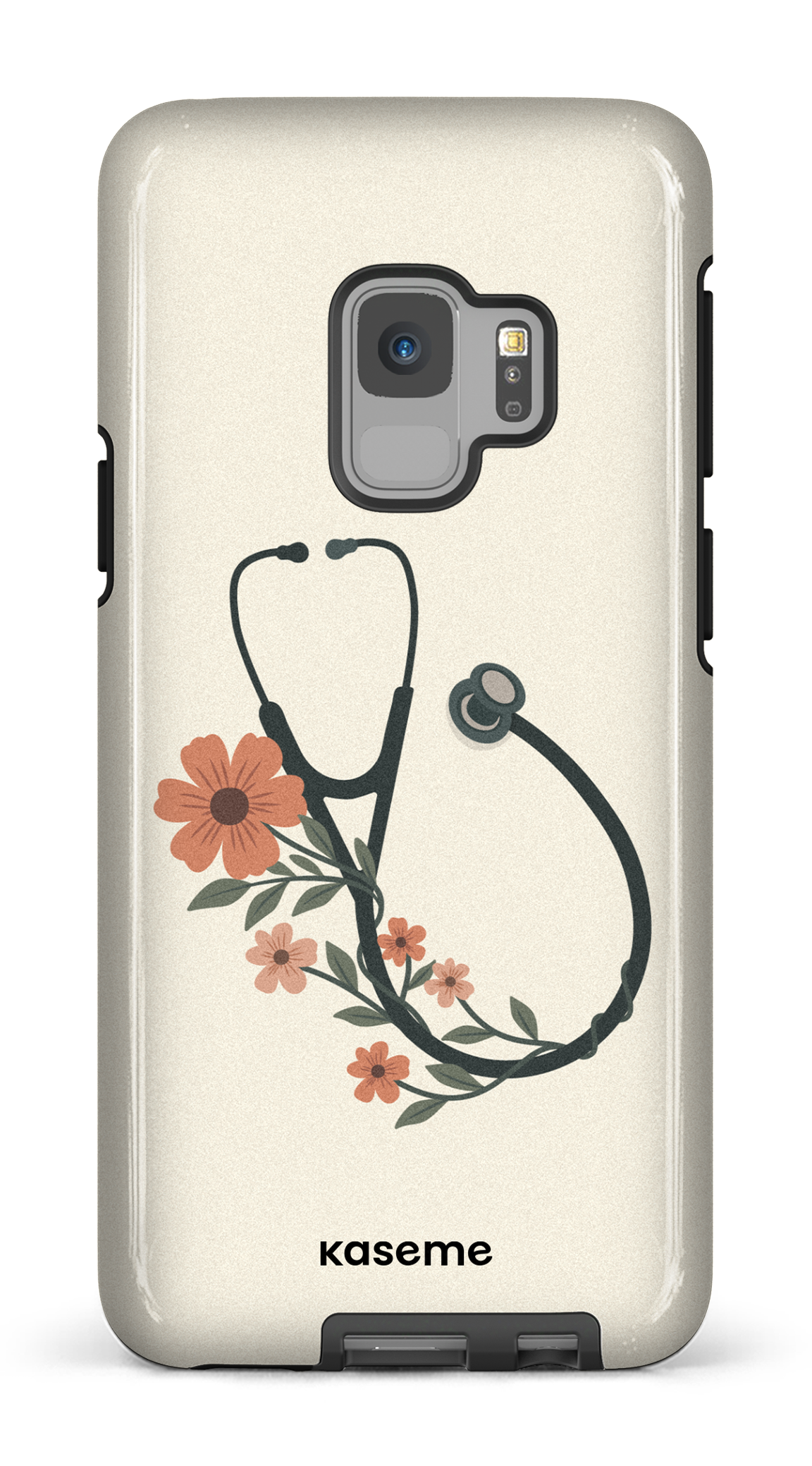 Galaxy S9 Tough Blossom Beat Beige -