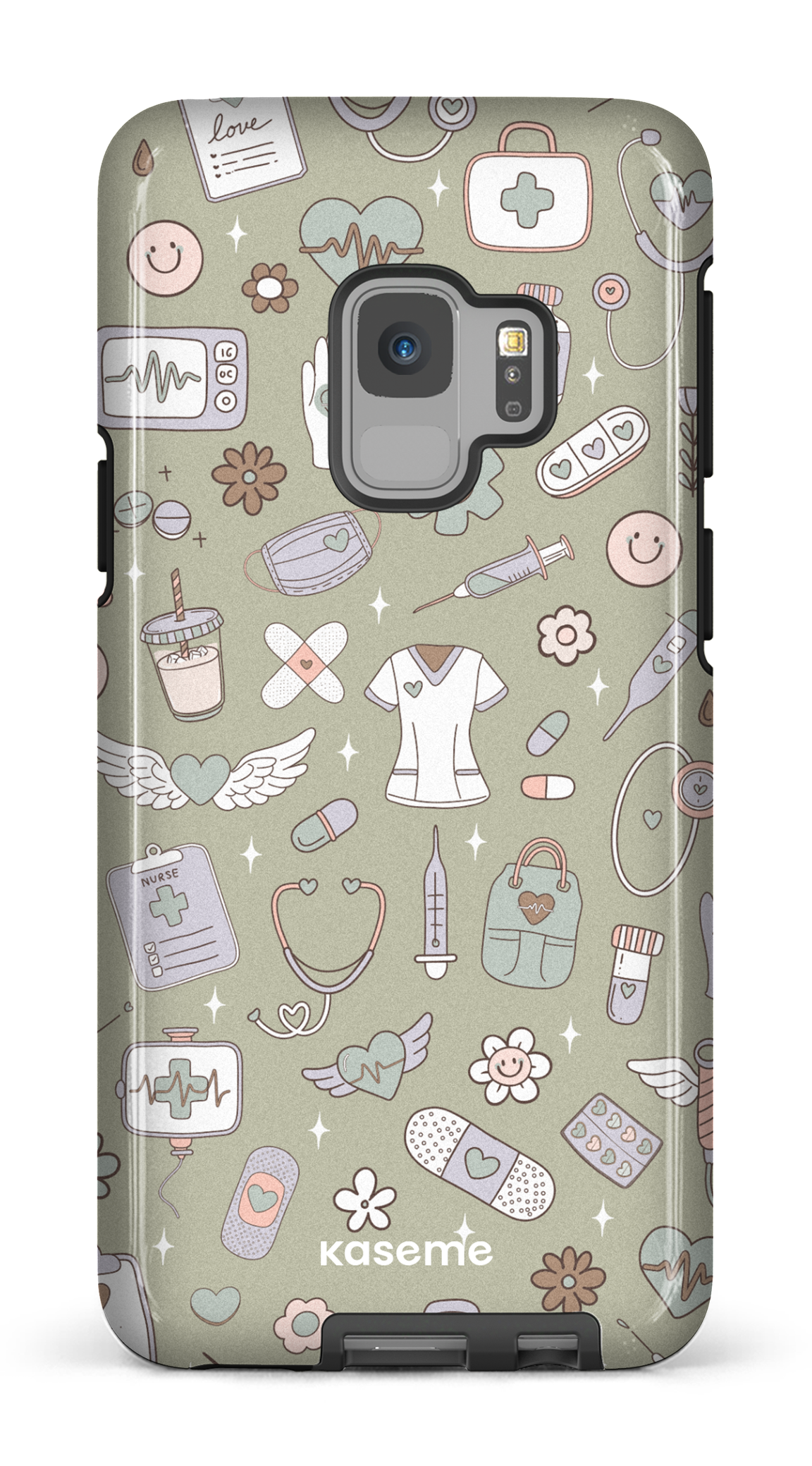 Galaxy S9 Tough Code Green -