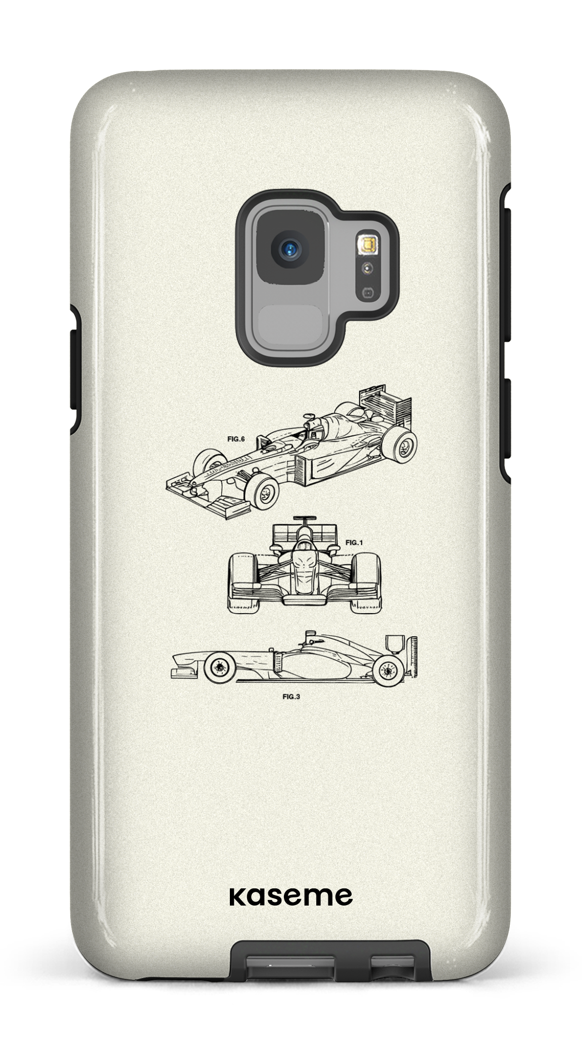 Galaxy S9 Tough Sport Car White -