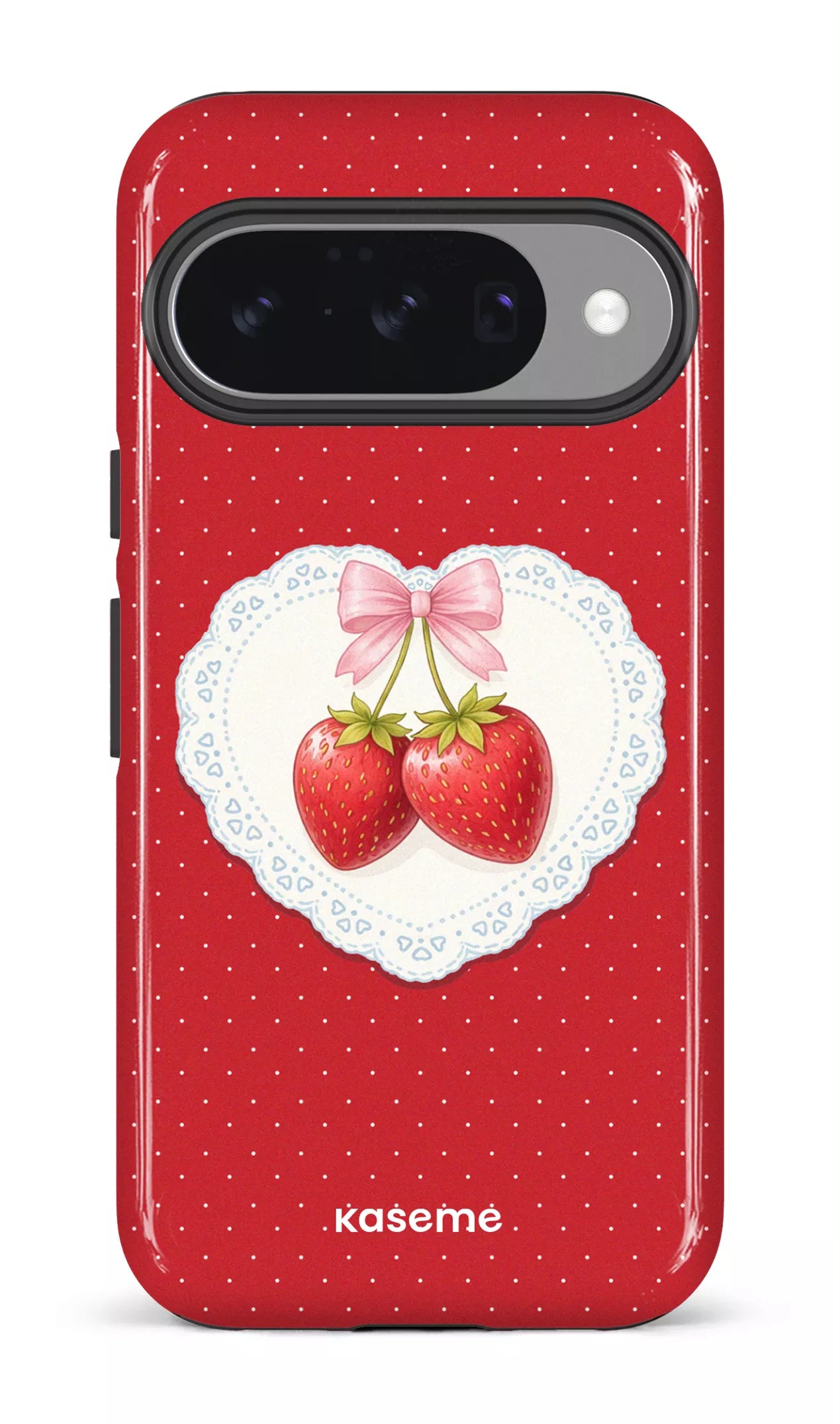 Google Pixel 10 Impact (Gloss) Fresa Lace Red -