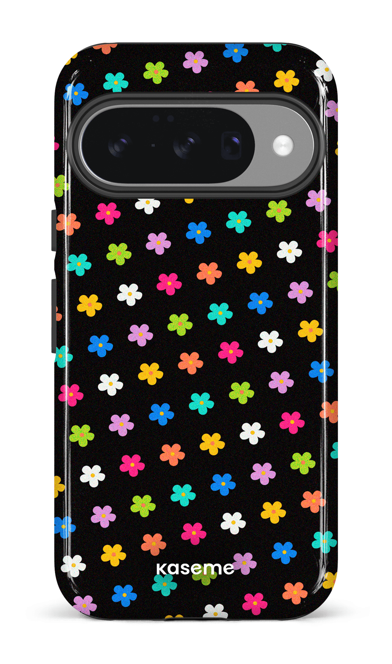 Google Pixel 10 Impact (Gloss) Joyful Flowers Black -