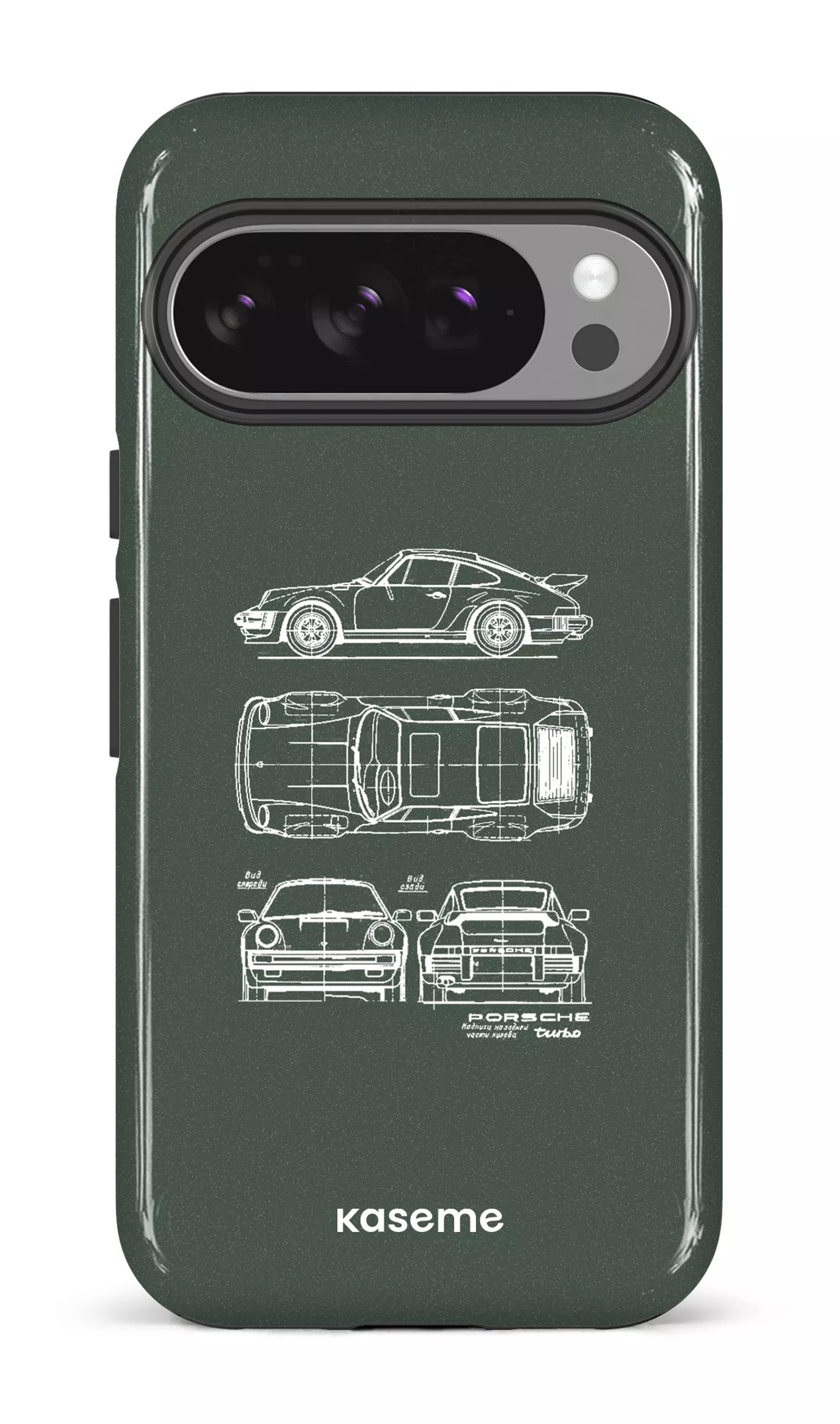 Google Pixel 10 Pro Impact (Gloss) Beat The Traffic Green -