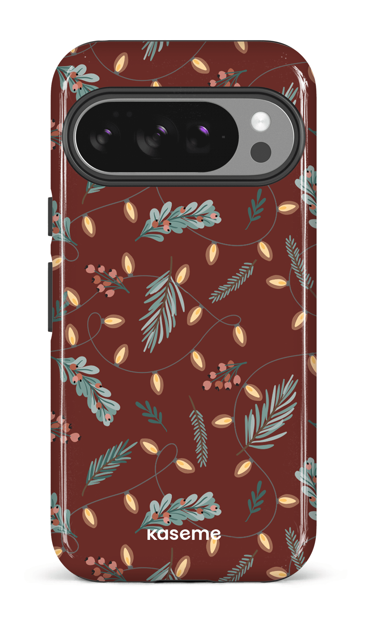 Google Pixel 10 Pro Impact (Gloss) Cozy winter night red -