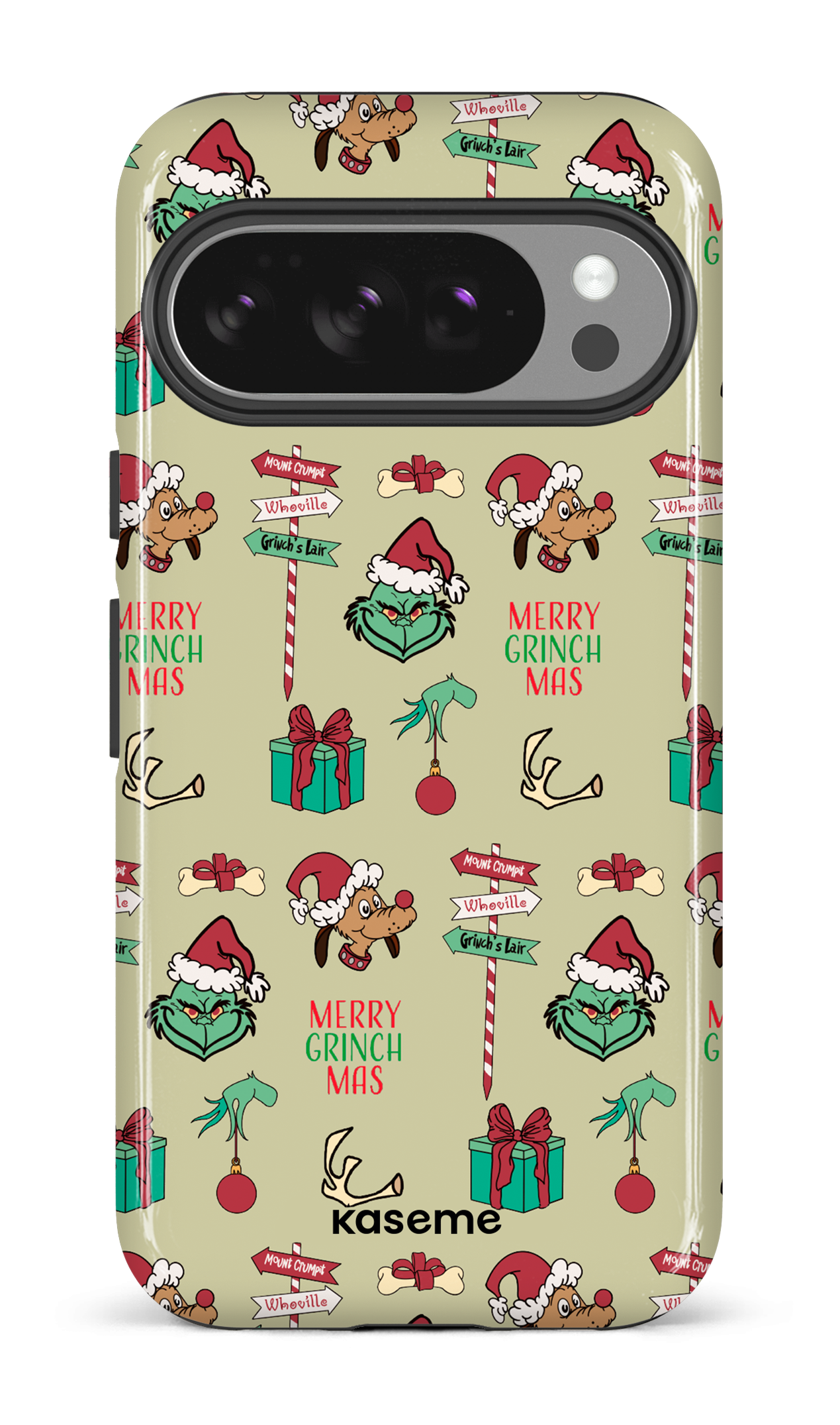 Google Pixel 10 Pro Impact (Gloss) Grinchmas -