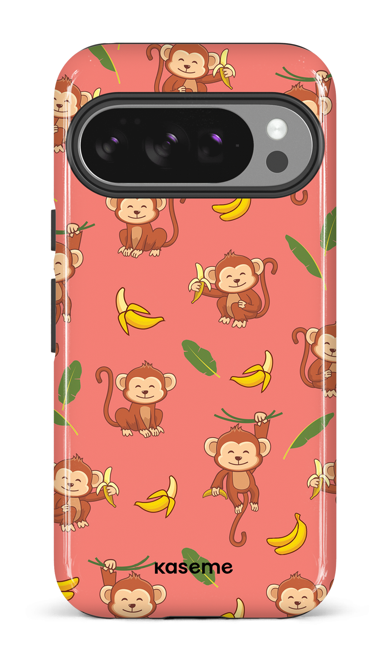 Google Pixel 10 Pro Impact (Gloss) Happy Monkey red -