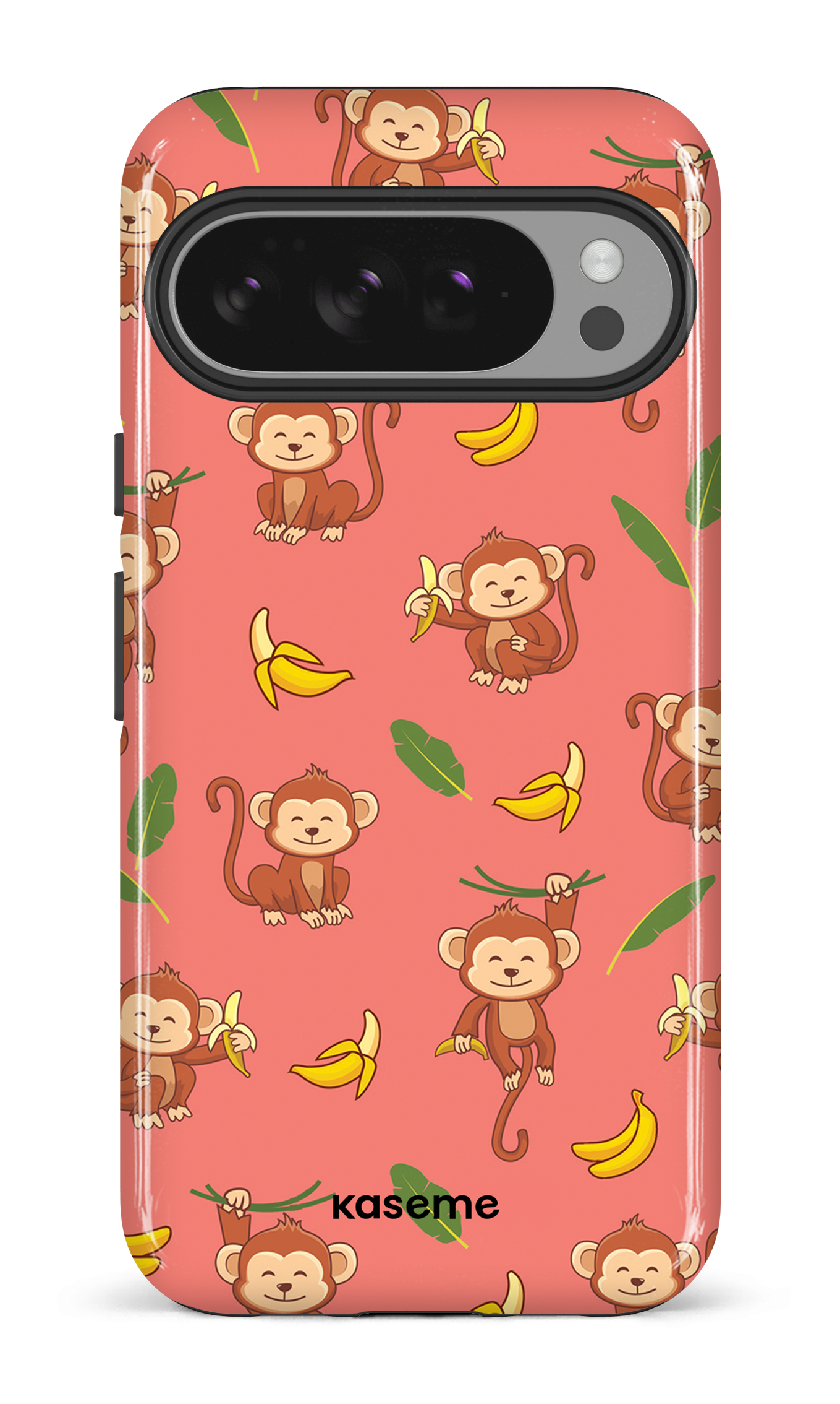 Google Pixel 10 Pro XL Impact (Gloss) Happy Monkey red -