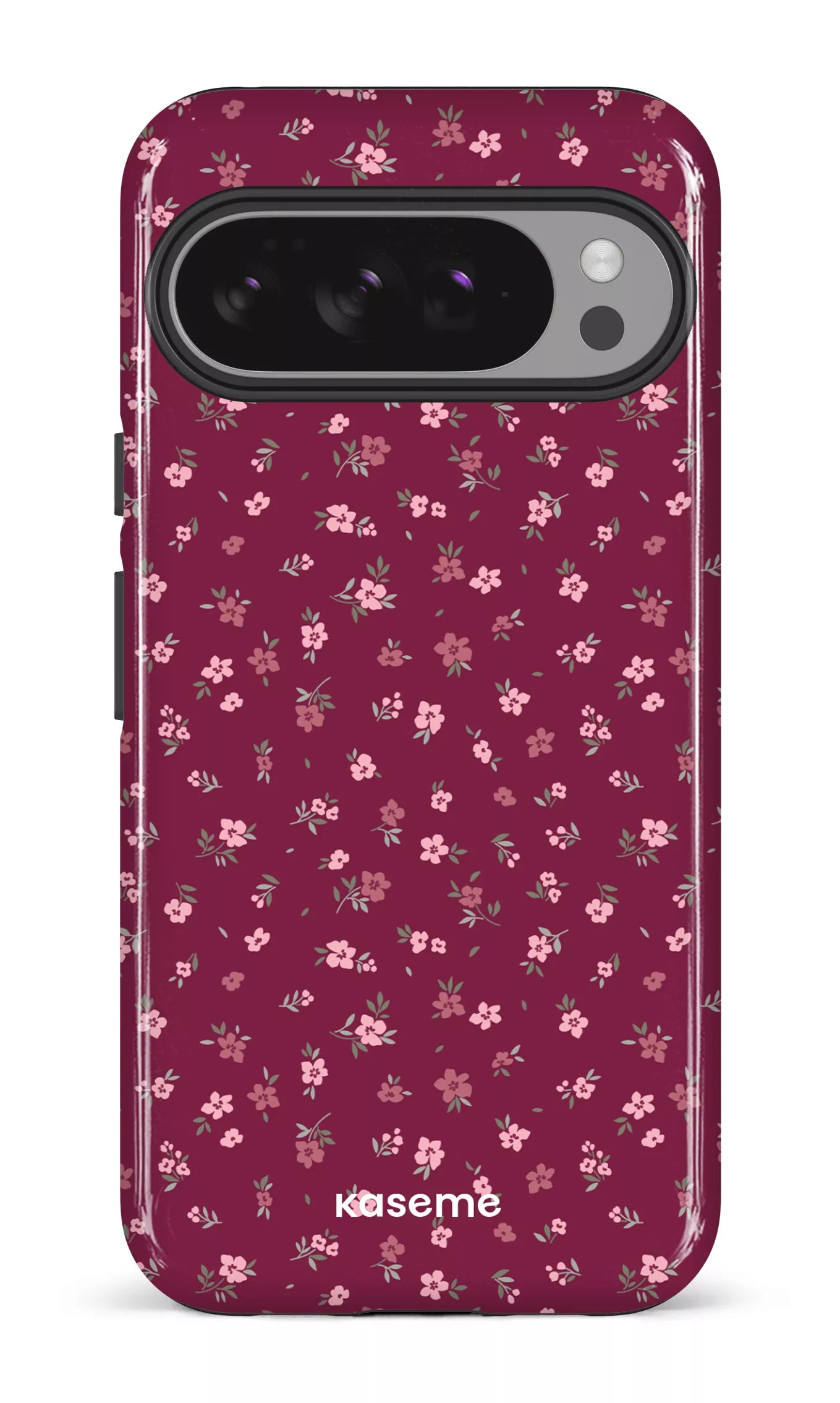 Google Pixel 10 Pro XL Impact (Gloss) Porcelain Blossom Burgundy -