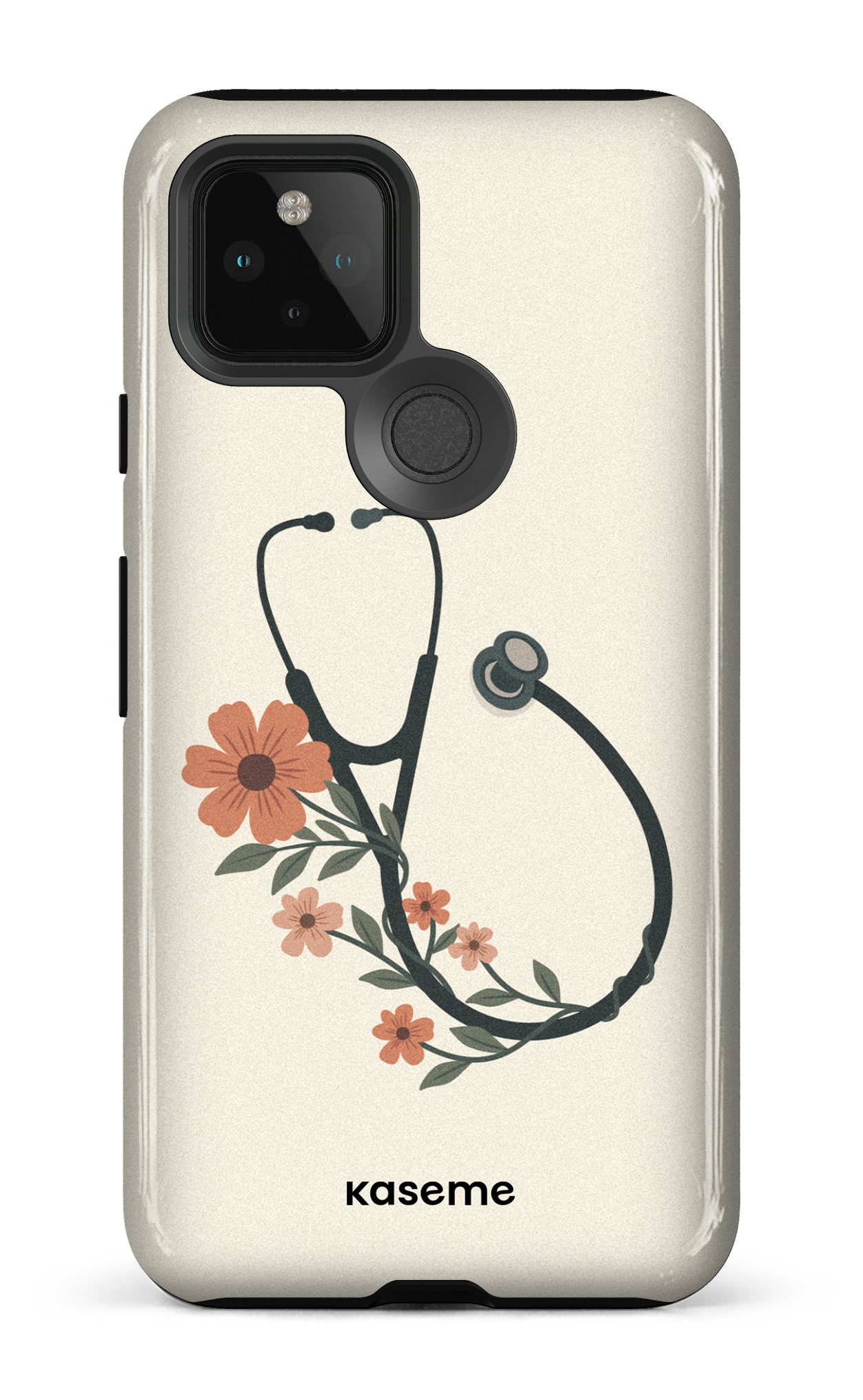 Google Pixel 5 Tough Blossom Beat Beige -